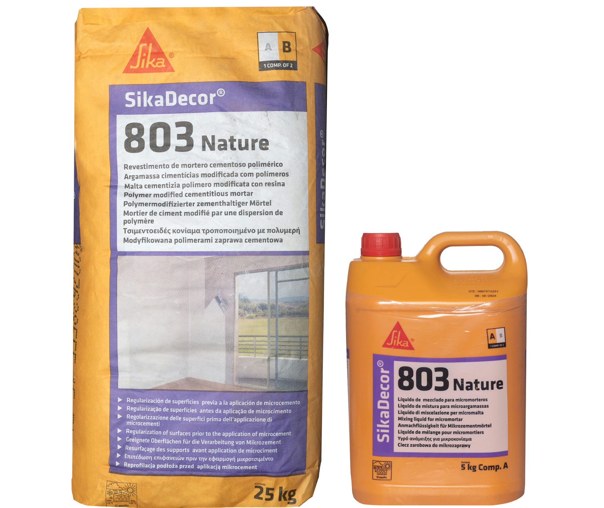 Oberflächen-Regulierungsmörtel SikaDecor 803 Nature – 30 kg grau –