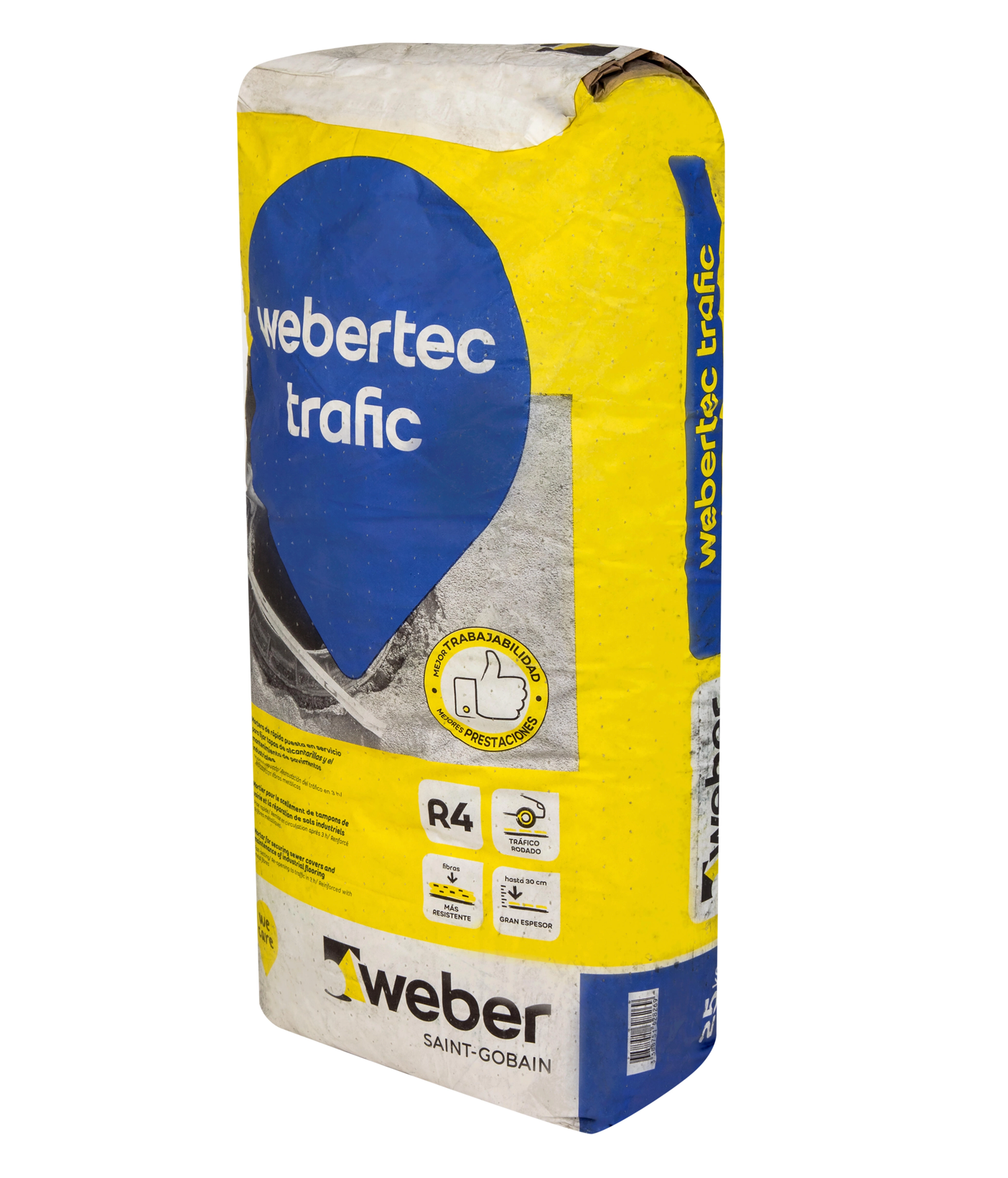 Schnellfestmittel Webertec TRAFIC – 25 kg Sack (mikrobewährter R4‑Mörtel)