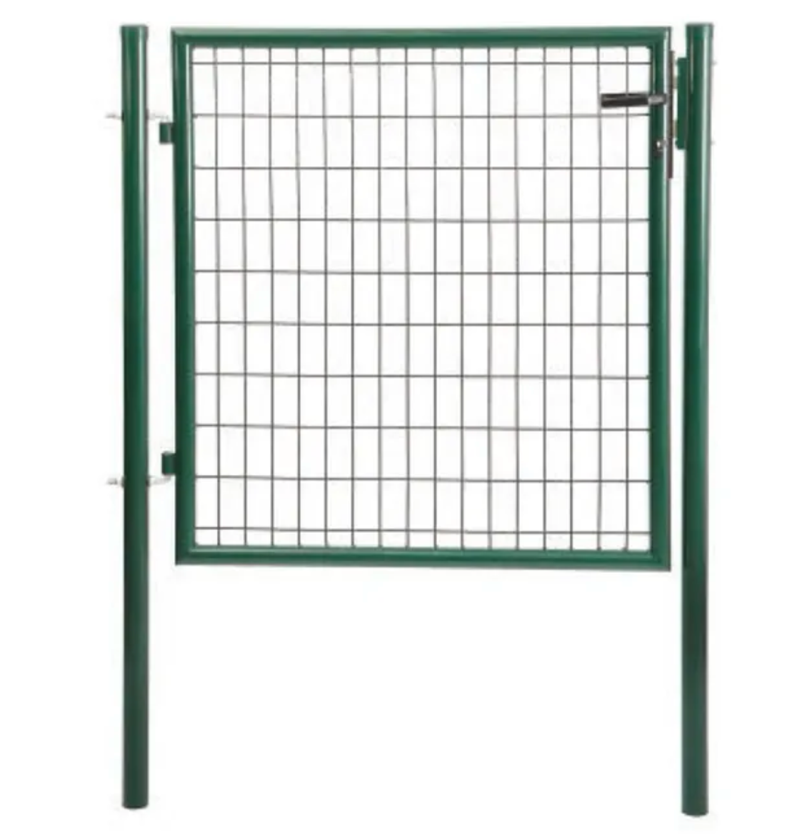 Grüne Metall-Gartentür – 1 × 1 m Drahtgitter