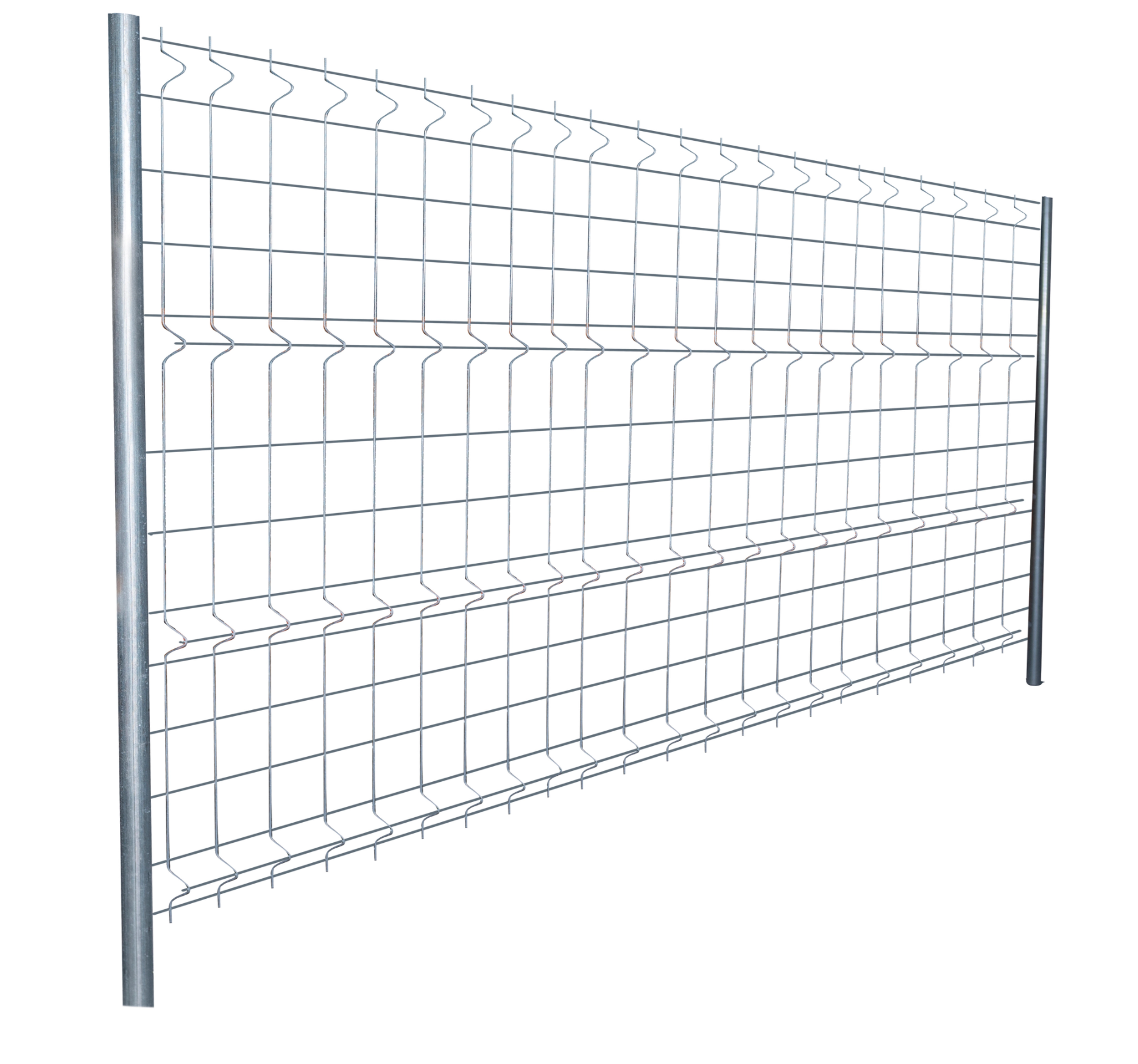 Mobilzaun Galvanisiert – 1,74 × 3,50 m