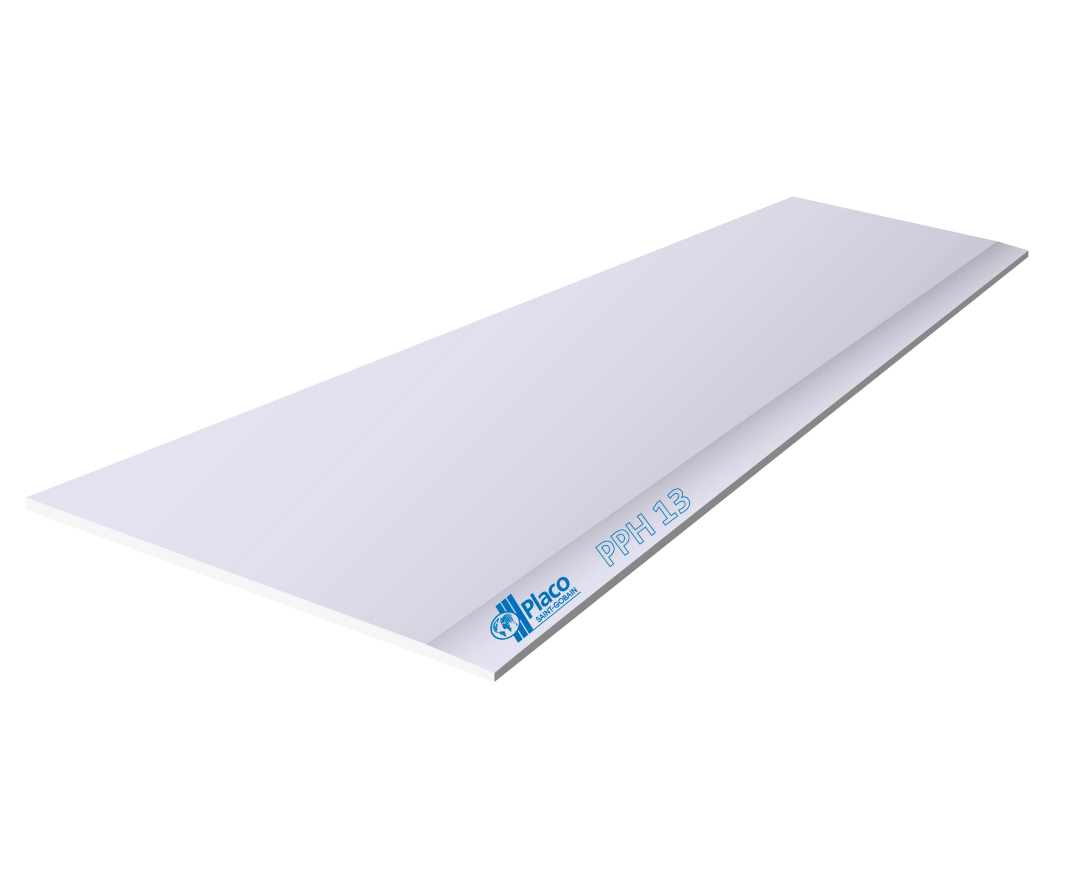 Gipskartonplatte PPH – 2 500 × 1 200 × 13 mm – 5,89 €/m²