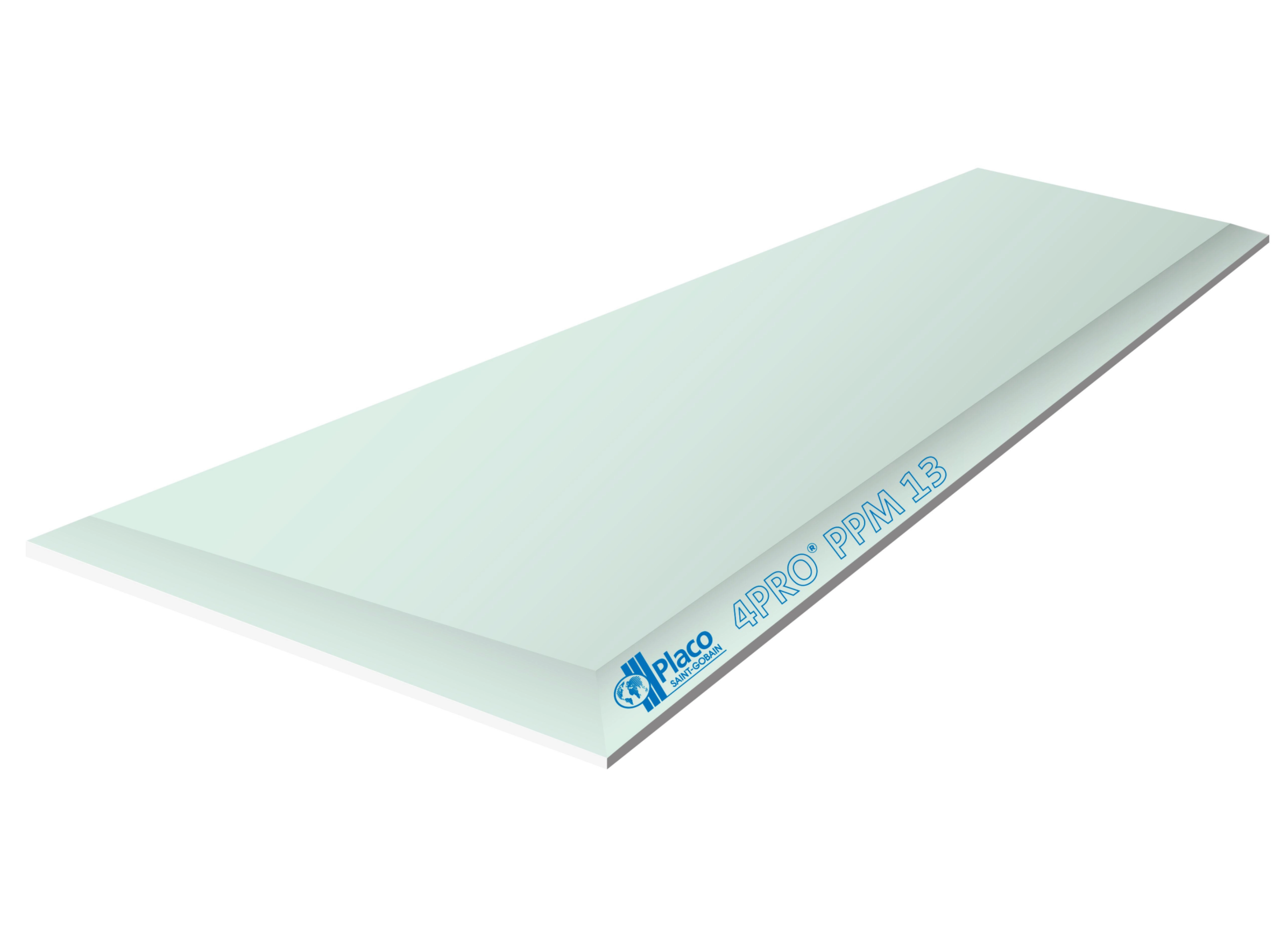 Gipskartonplatte 4PRO PPM – 2 000 × 1 200 × 13 mm – 5,50 €/m²