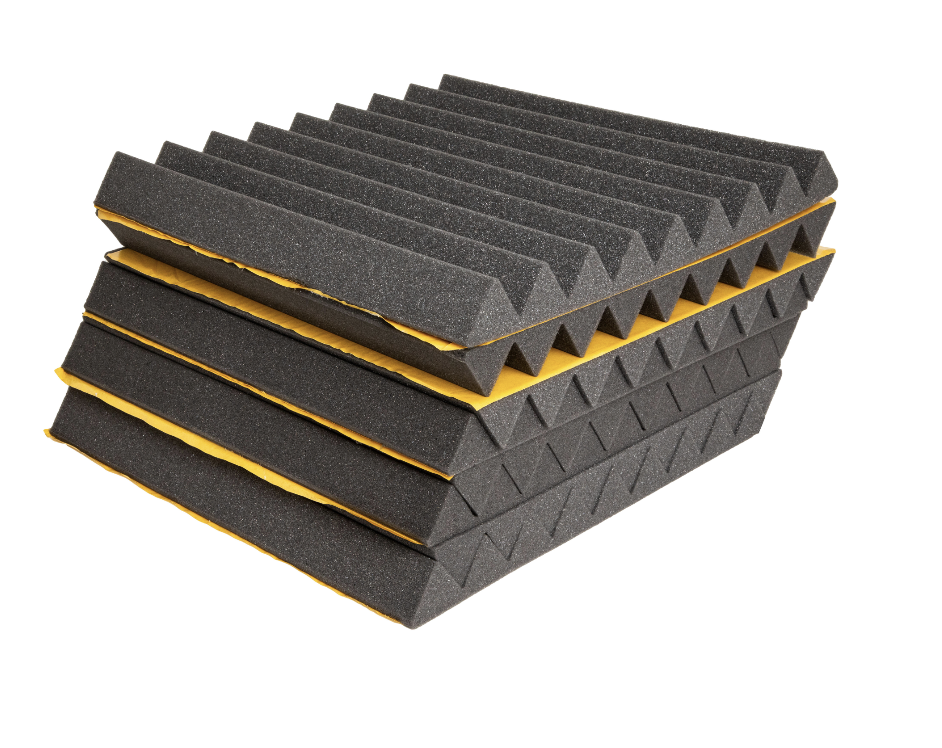 Sound Deco Sierra acoustic panel – 45 × 45 cm – 4.3 cm – self-adhesive – impact sound and echo absorption - 22,39 € m²