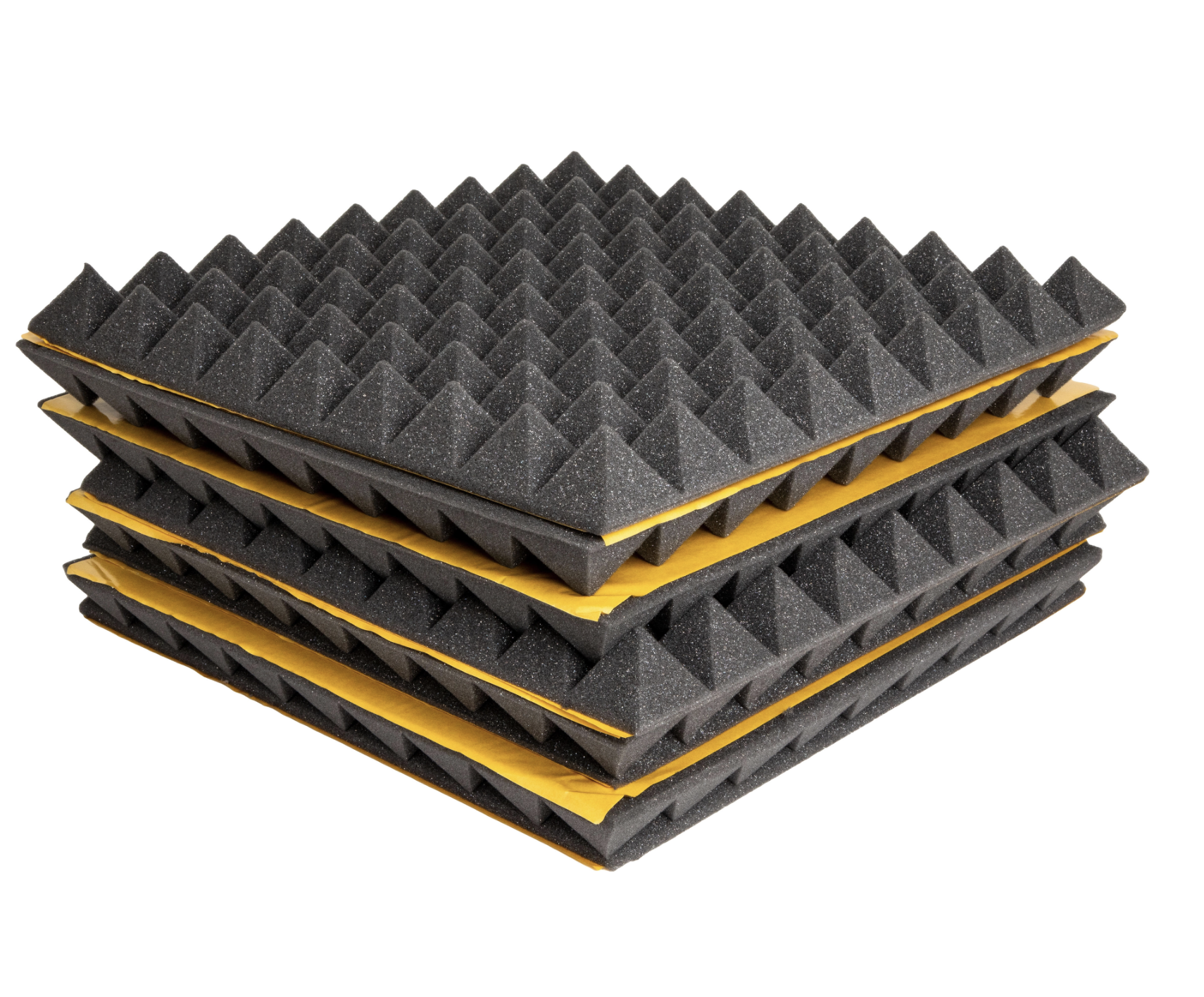 Acoustic absorber pyramid panel – 45 × 45 × 4.3 cm -  21 ,90€ m²