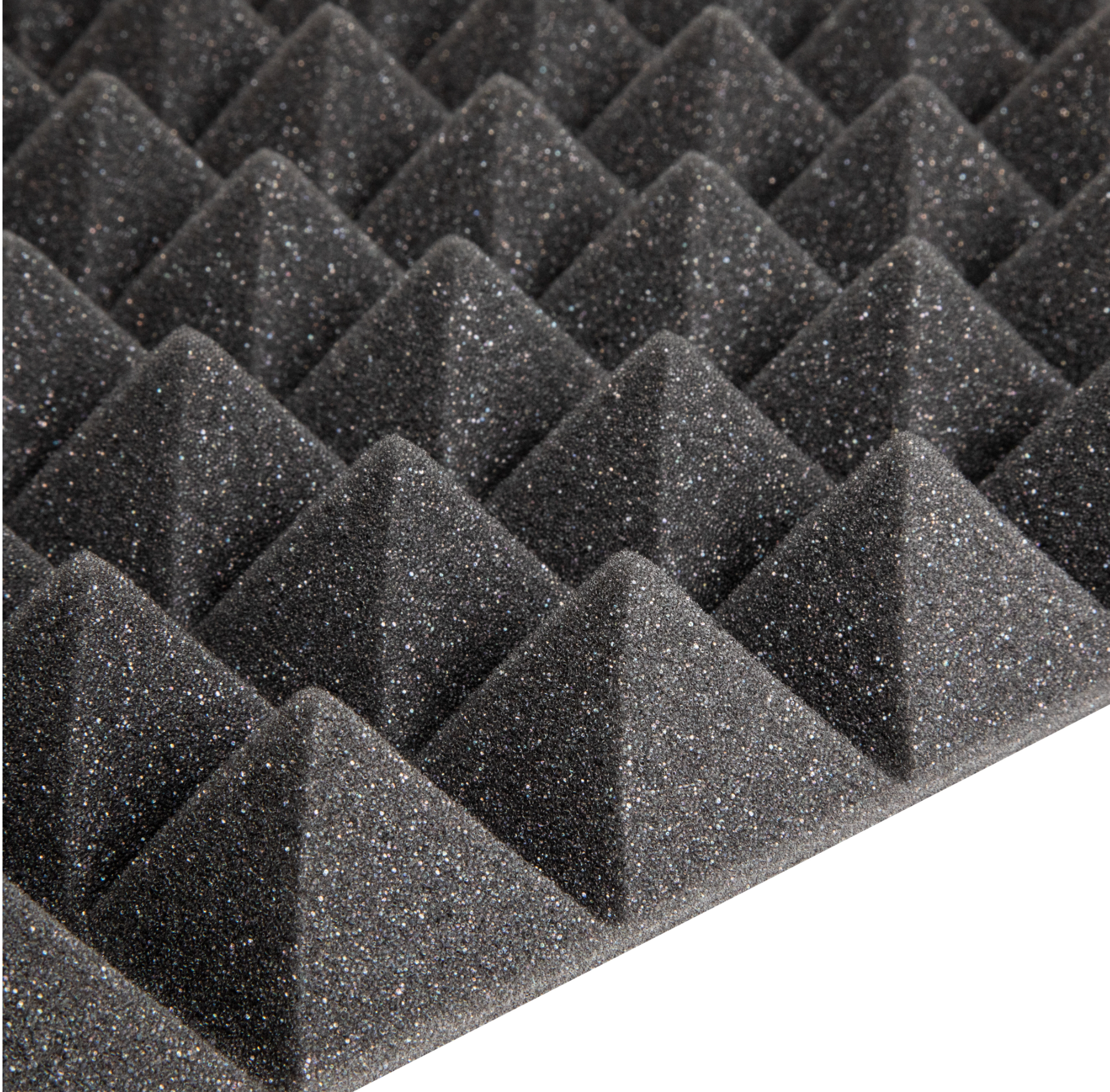 Acoustic absorber pyramid panel – 45 × 45 × 4.3 cm -  21 ,90€ m²