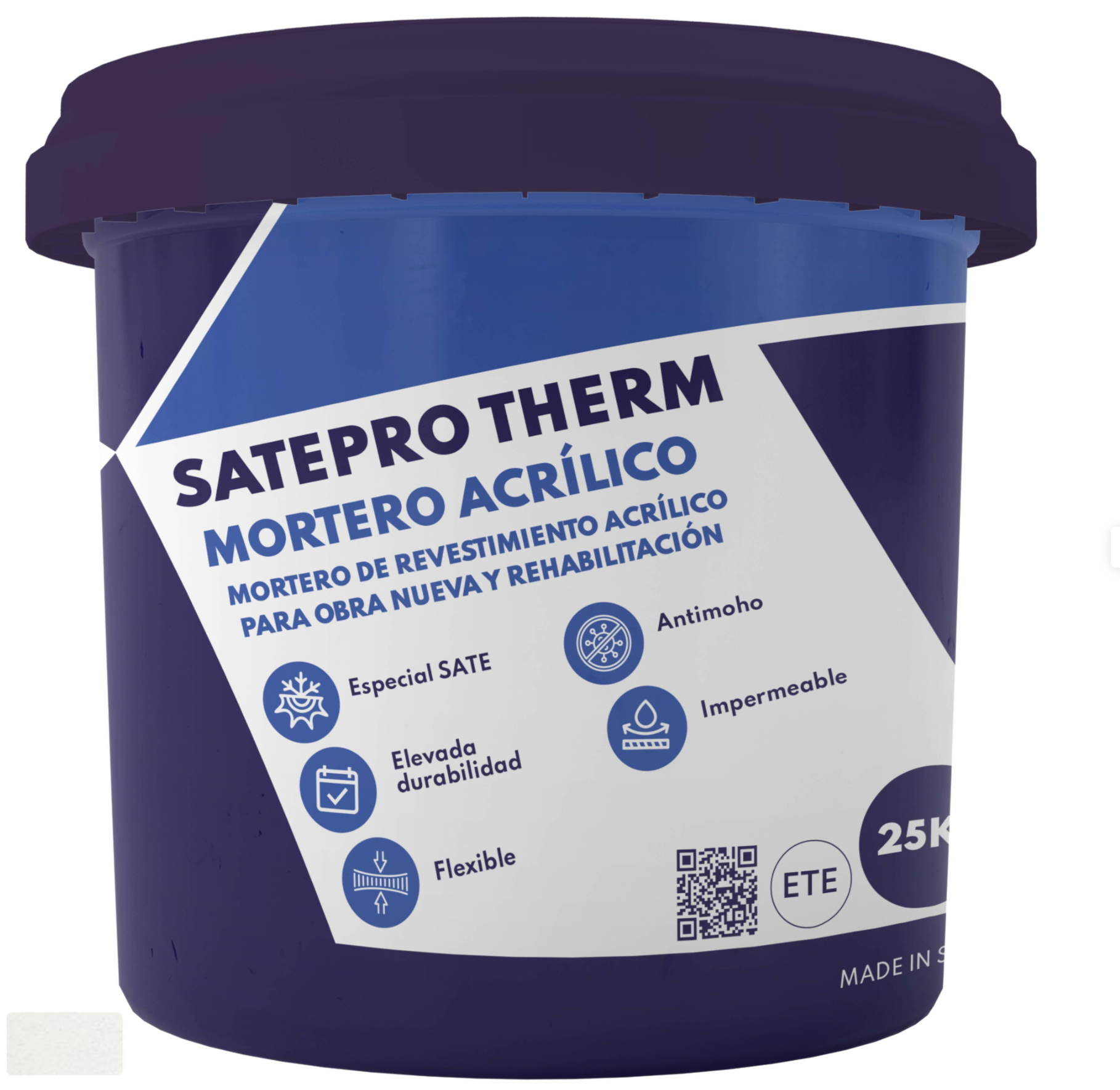 SATEPRO THERM acrylic mortar – 25 kg (white)