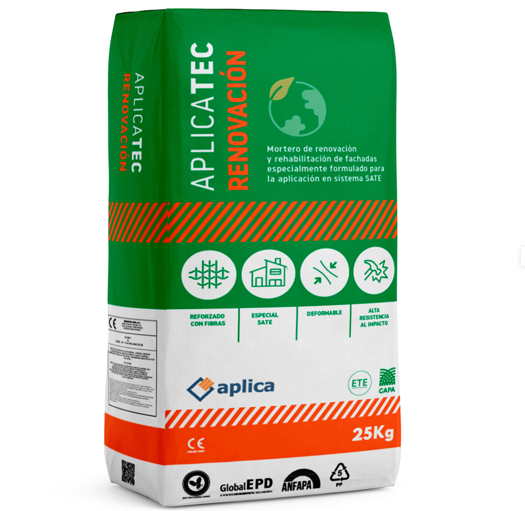 Adhesive and leveling mortar aplicatec renovación – 25 kg (gray)