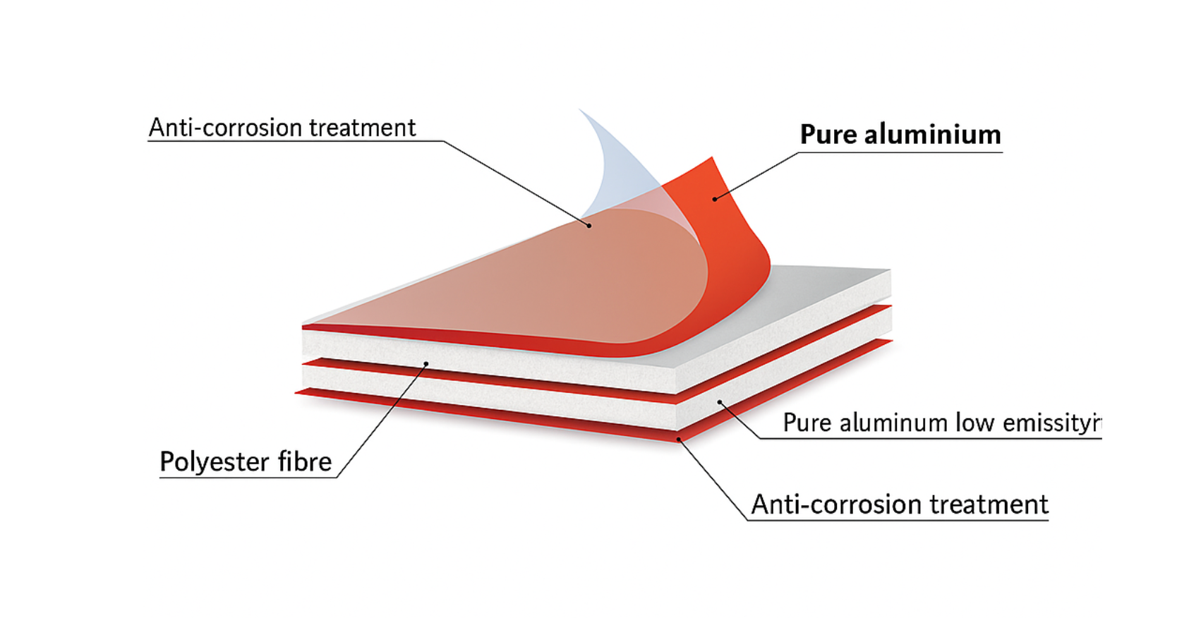 Reflective insulation roll 20 mm – 1.25 × 12 m -   7.47 € per m²