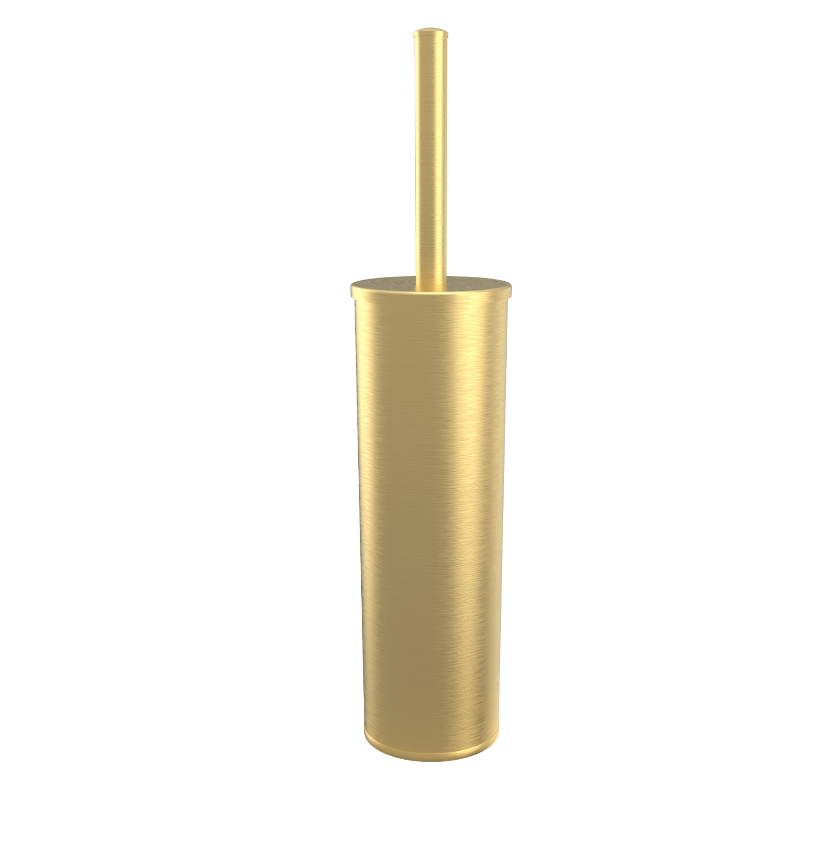 Wall-mounted toilet brush holder “Rondo” – PVD finish “Old Gold”