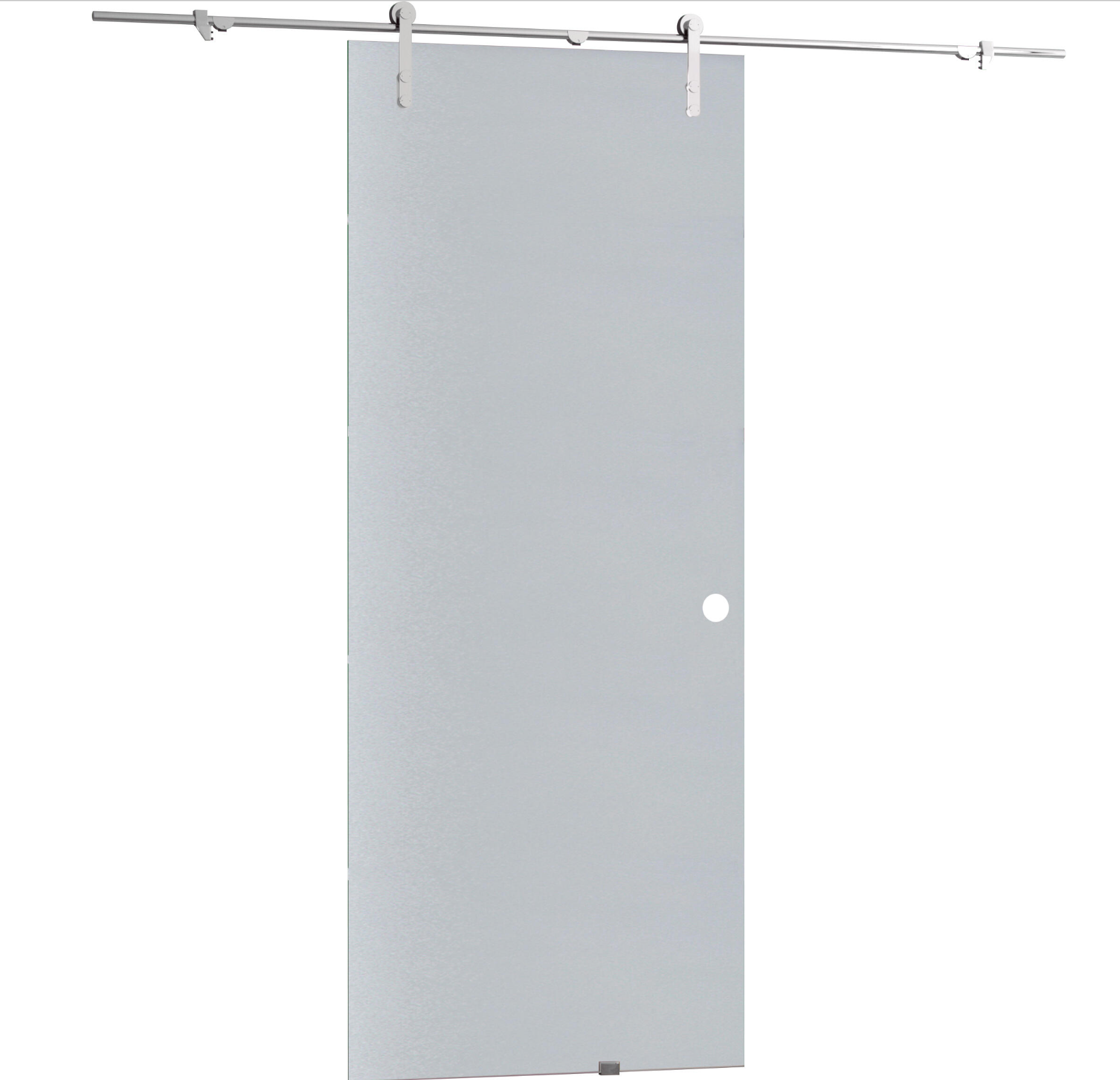 Glas-Schiebetür „Orlando“ – 8 mm ESG, 73 cm, kompatibel mit Tapeta-Schiene