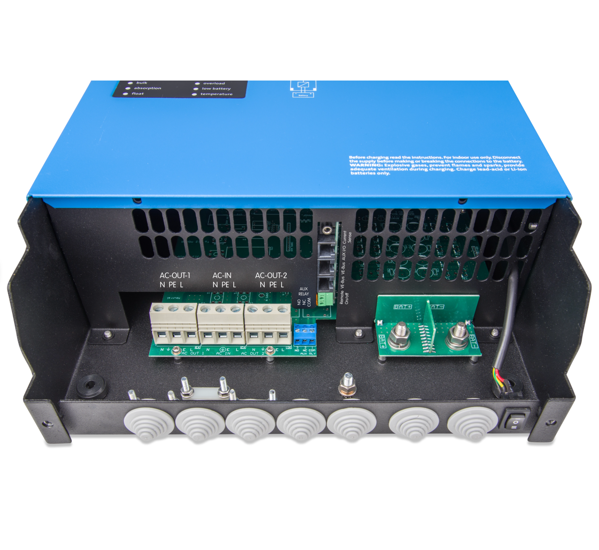 Victron MultiPlus-II 48 V / 5 kVA – Hybrid inverter & charger (70 A charging function)