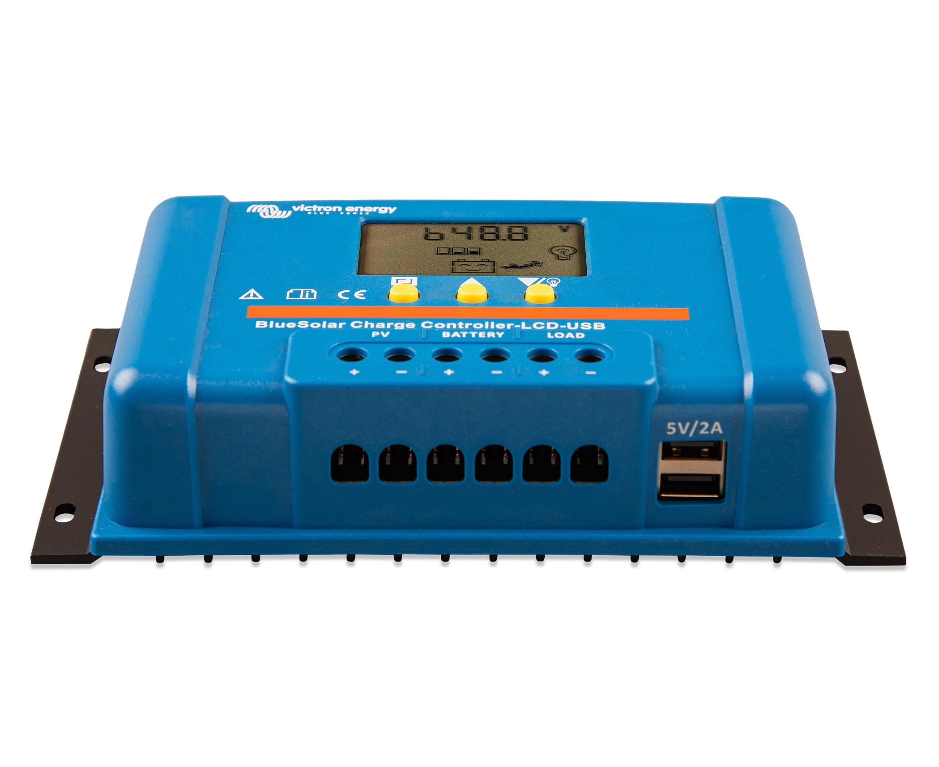 Victron BlueSolar PWM – LCD & USB solar charge controller 30 A (12/24 V)