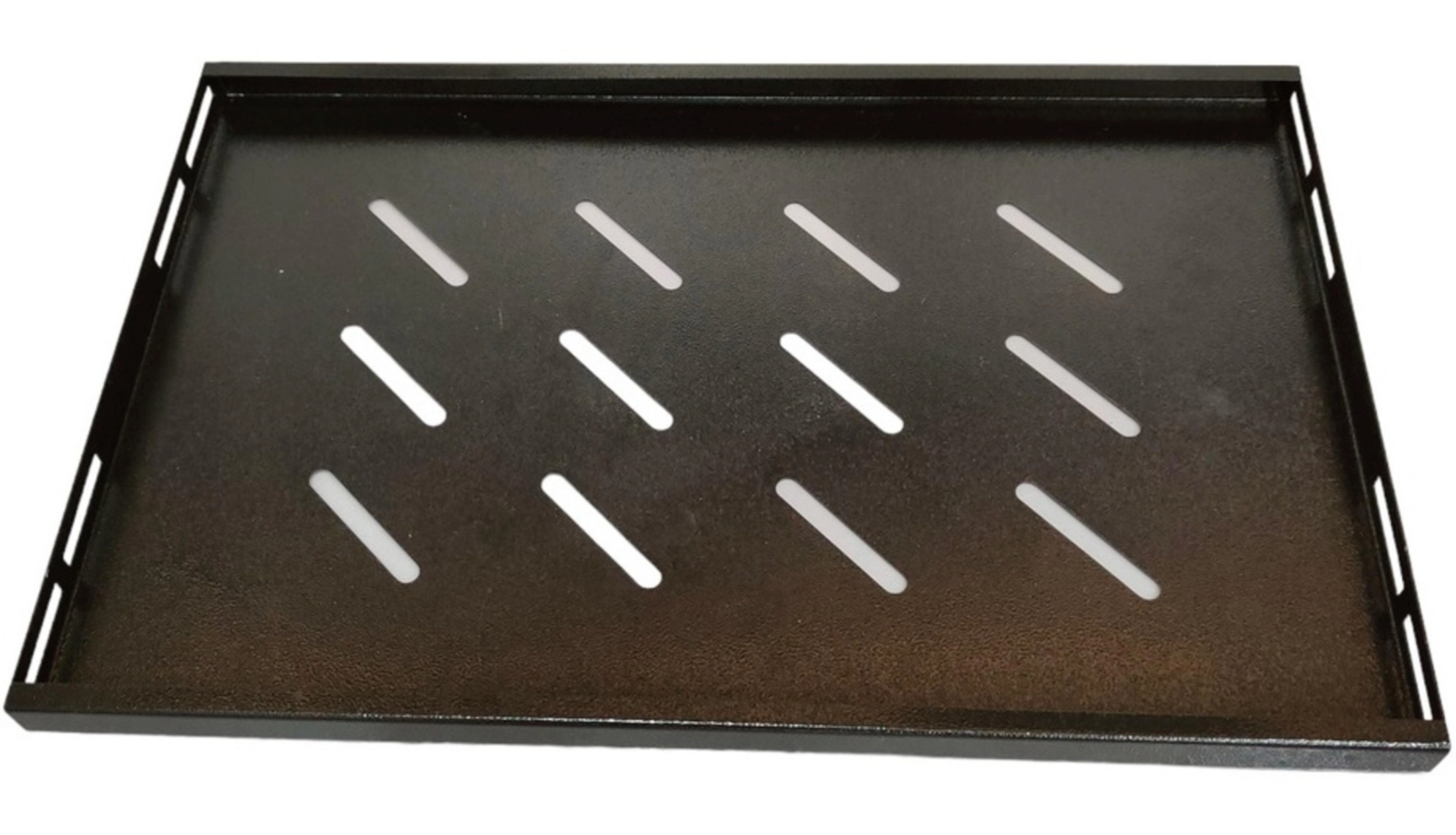 19" rack tray Eleksol – 480 × 315 mm, approx. 1.6 kg, load capacity 20 kg