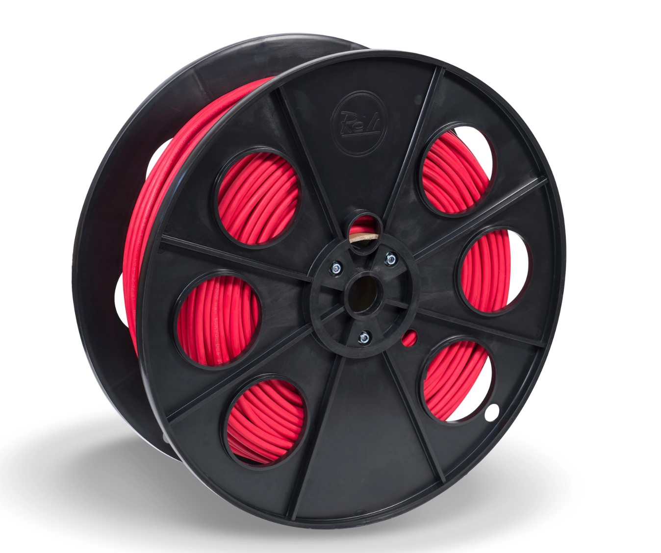 H1Z2Z2‑K solar cable – 6 mm², red, 100 m roll, halogen-free