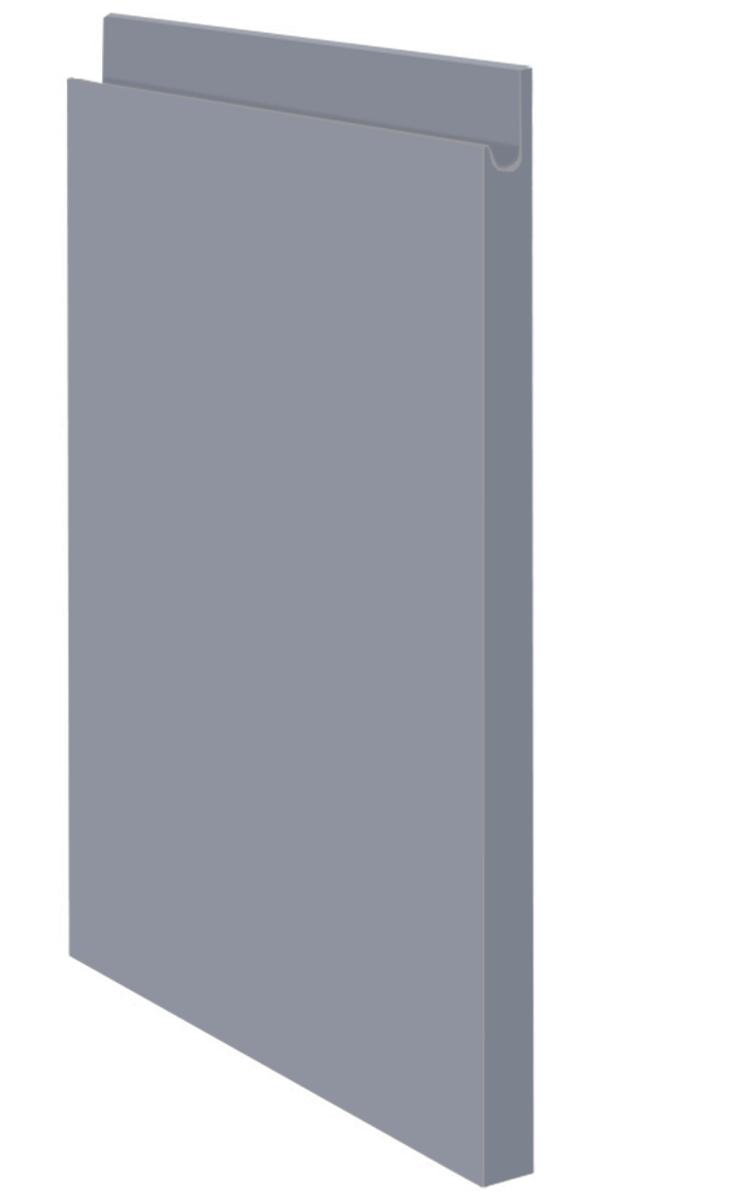 Utrecht kitchen – gray, high-gloss lacquer – 260 m kitchen length