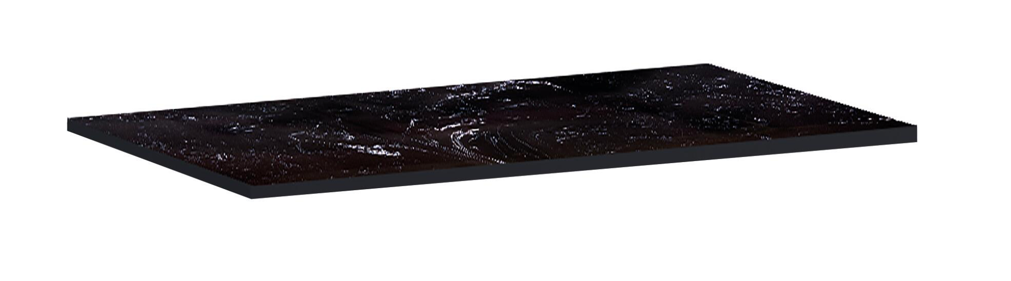 Berlin washbasin countertop – Black marble countertop – 80 × 46 × 3 cm