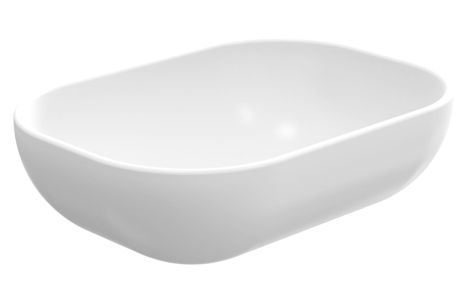 Valencia washbasin 46.5X34X12CM WHITE MATT