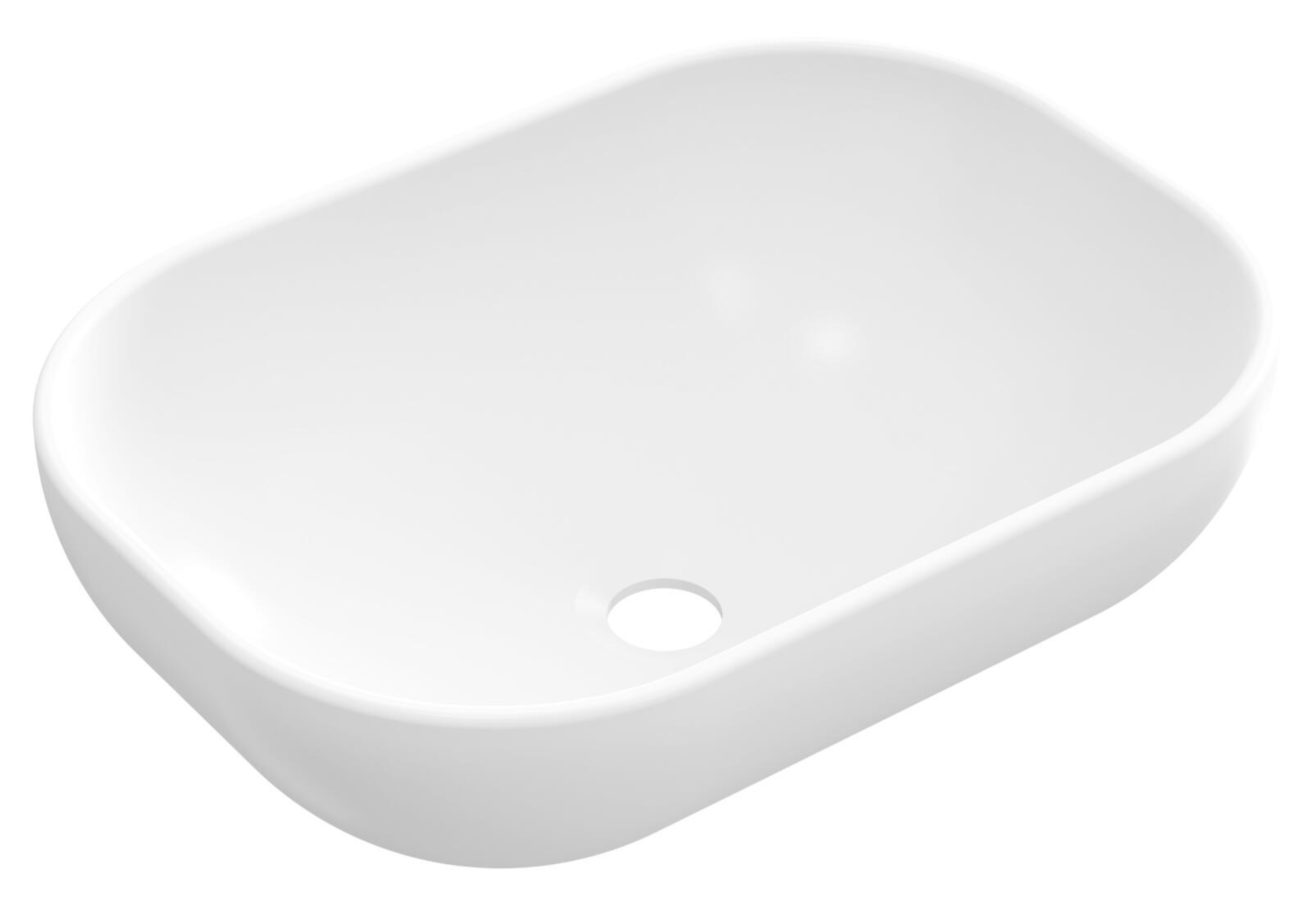 Valencia washbasin 46.5X34X12CM WHITE MATT