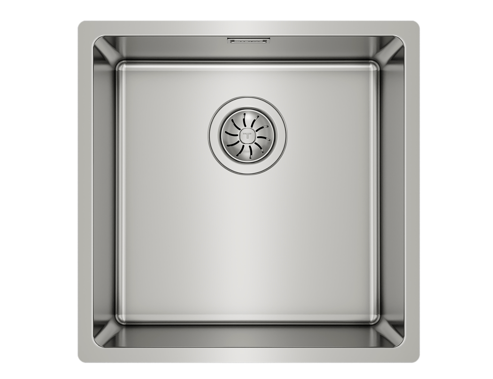 Teka single bowl sink 44 × 44 × 20 cm – stainless steel – undermount or top mount installation