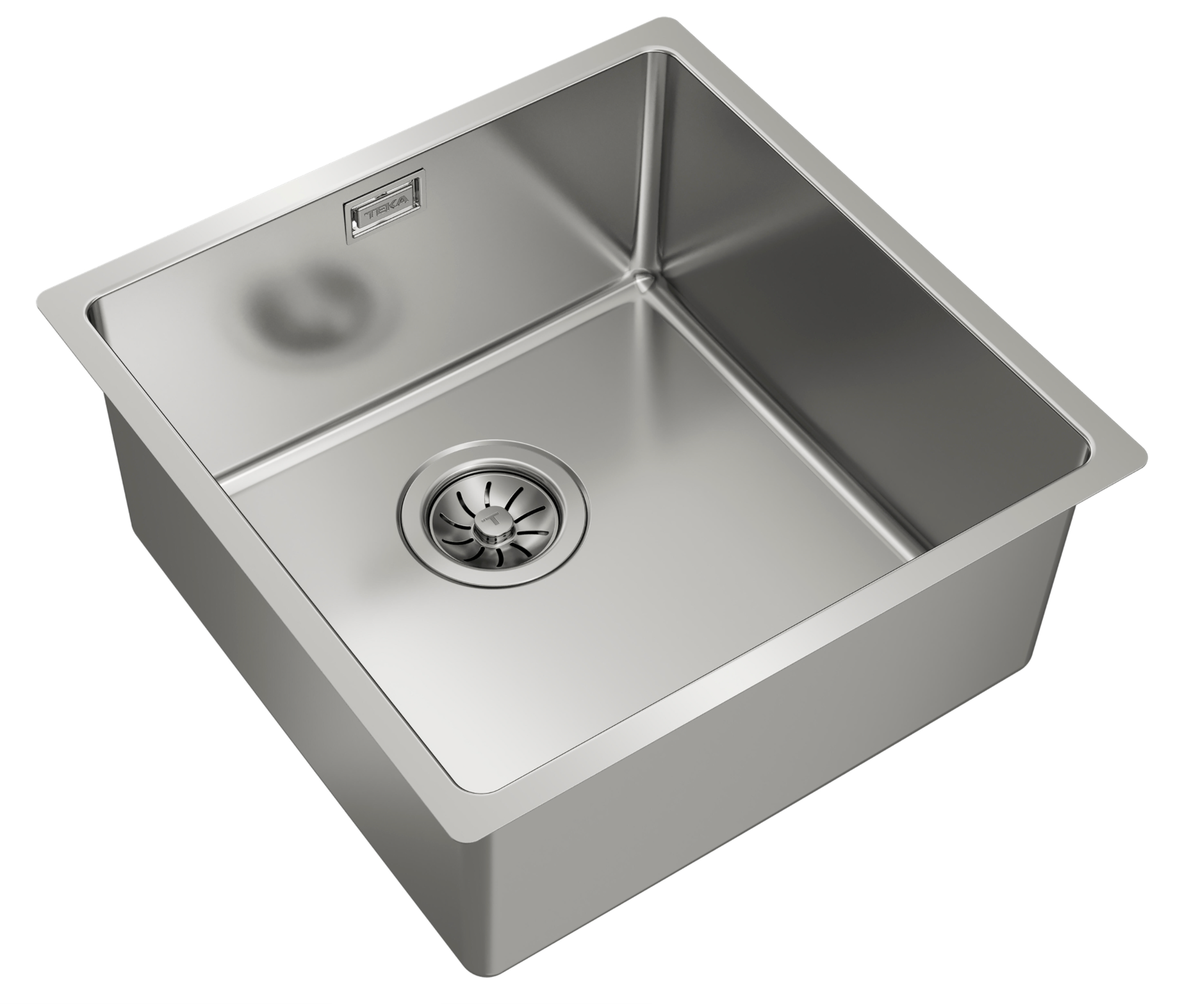 Teka single bowl sink 44 × 44 × 20 cm – stainless steel – undermount or top mount installation
