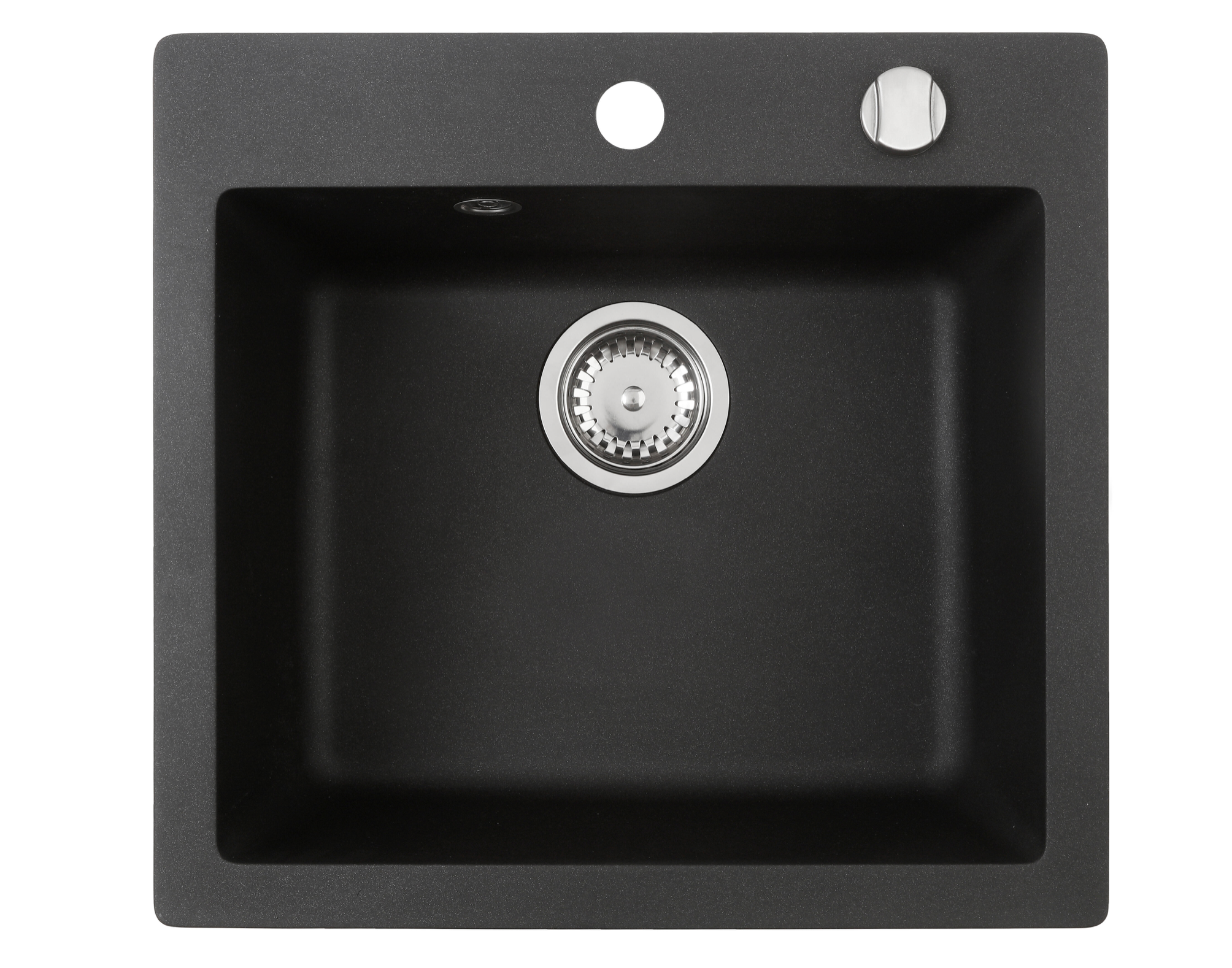 Teka Resina kitchen sink, 1 bowl – Black – 49 × 45.5 × 19 cm