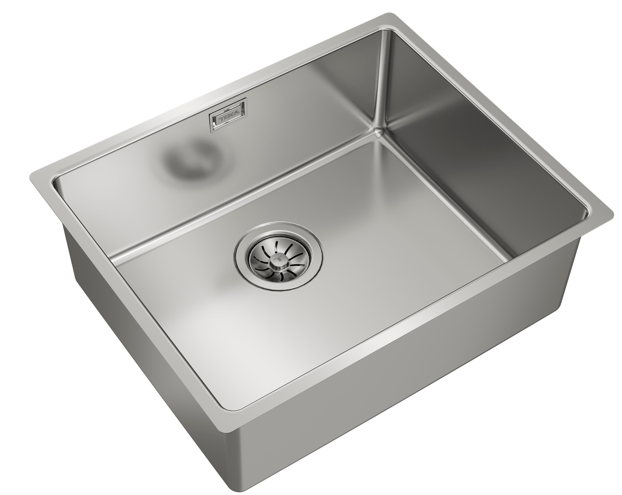 Teka kitchen sink, 1 bowl – 18/10 stainless steel – 54 × 44 × 20 cm
