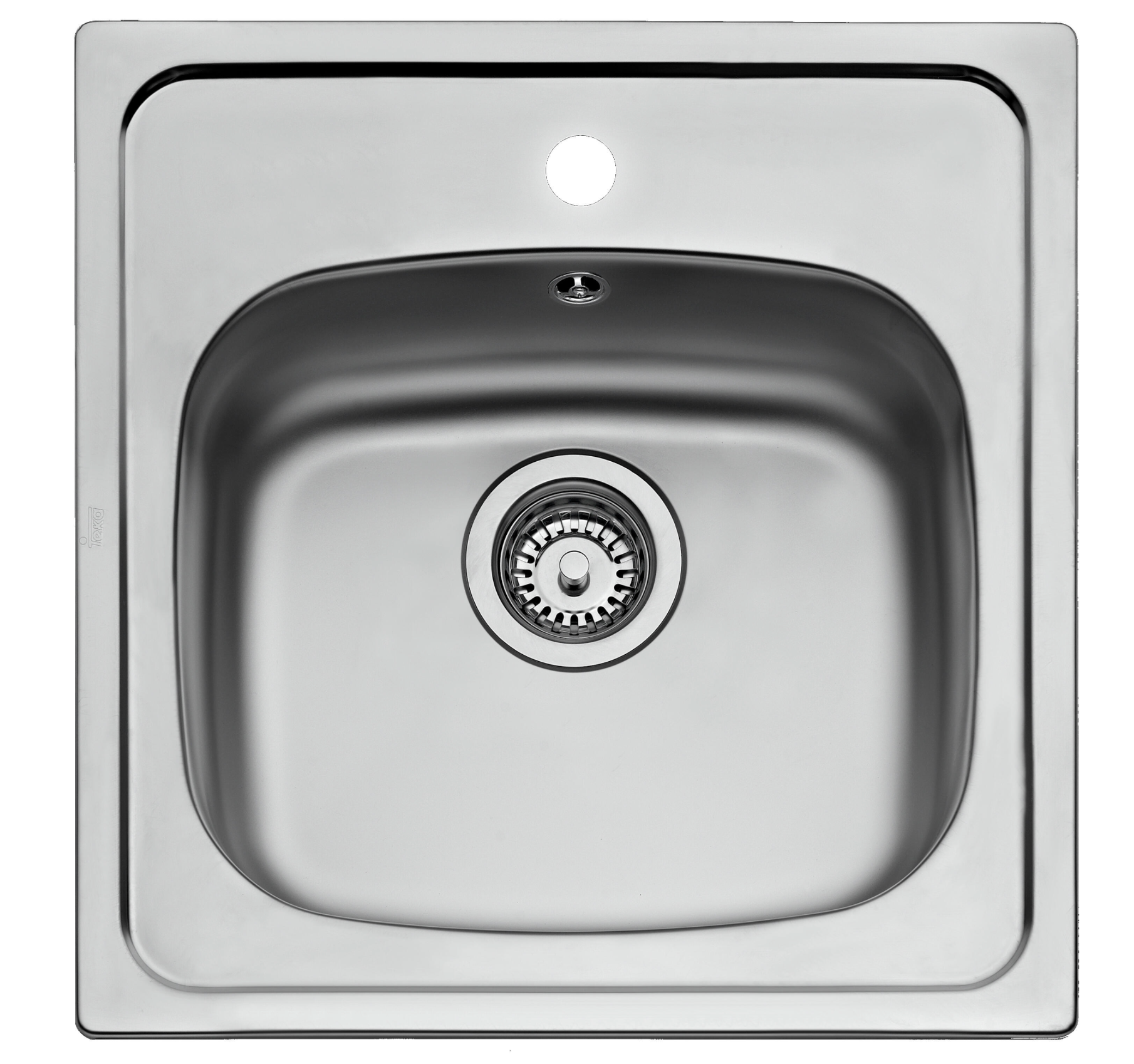 Teka kitchen sink, 1 bowl – 18/10 stainless steel – 50 × 51 × 15 cm
