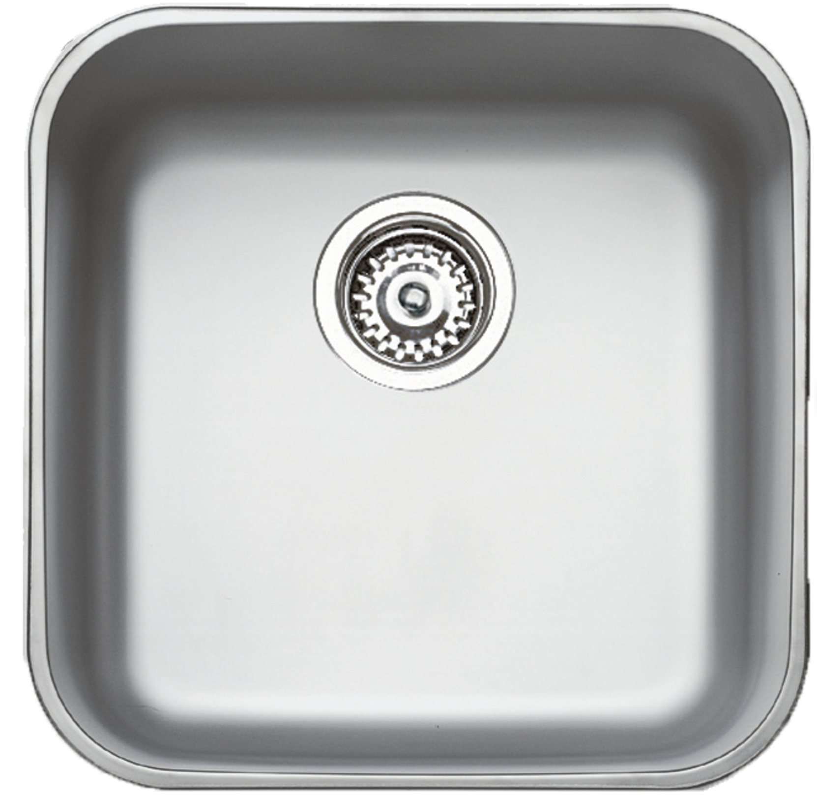 Teka kitchen sink, 1 bowl – 18/10 stainless steel – 43.5 × 43.5 × 18 cm
