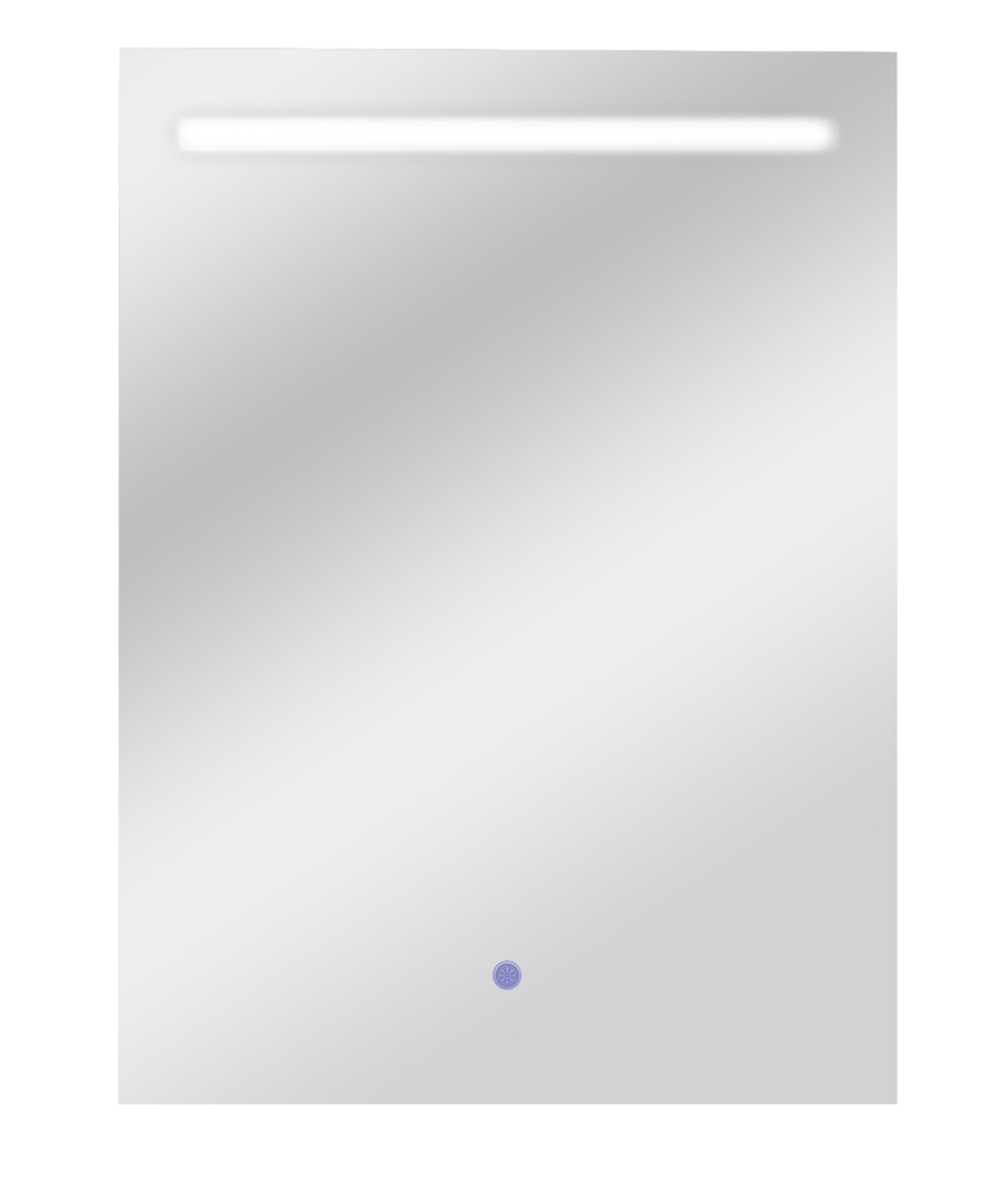 LED bathroom mirror “Eco” – 60 × 80 cm – aluminum frame – 3.5 W – touch sensor