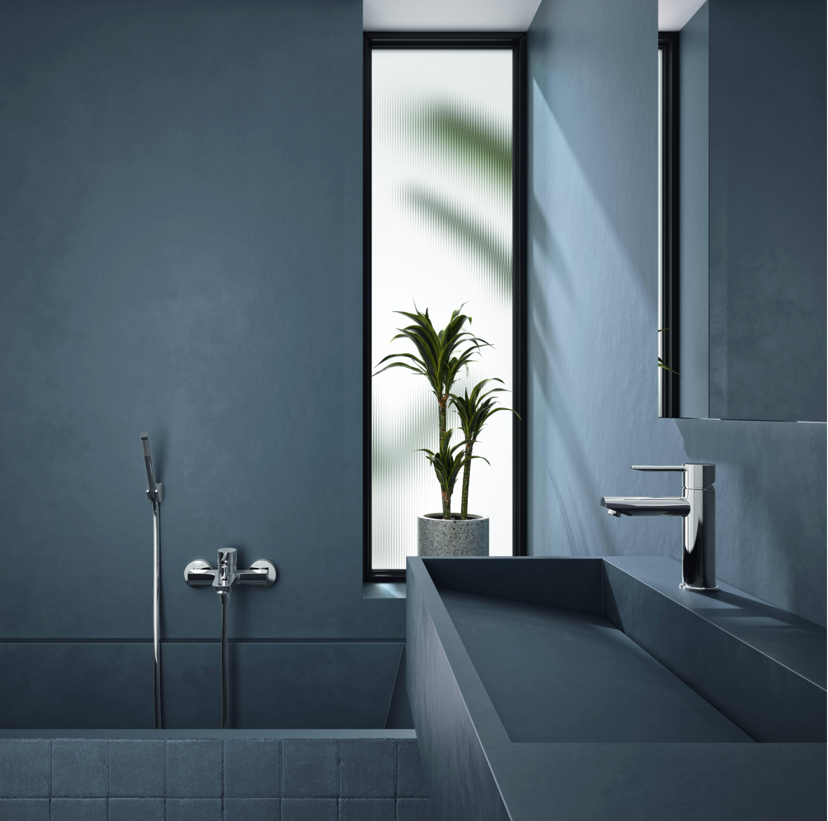 Tibet single-lever basin mixer – chrome – brass