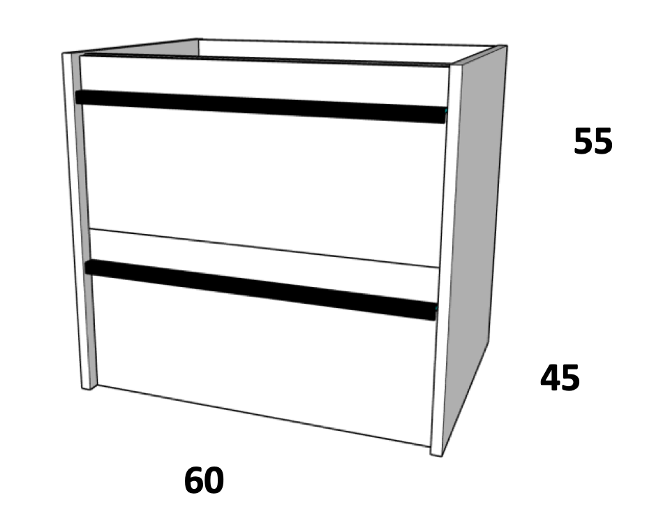 Emma & Roble Oscuro complete bathroom set – countertop basin, LED mirror, and vanity unit