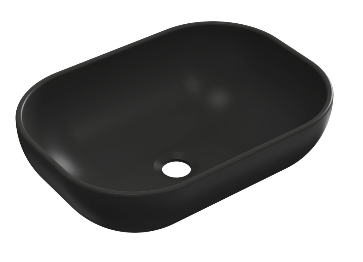 Complete bathroom set "Terra + White Stone Washbasin Nova White – Mirror, Countertop & Base Cabinet