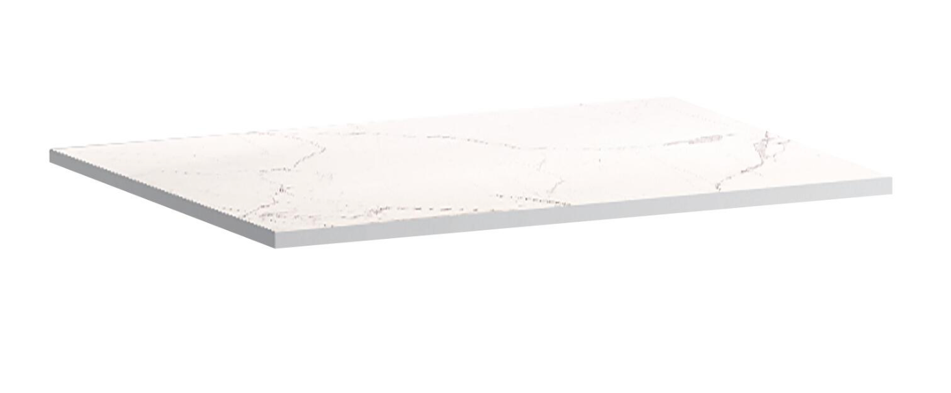 Complete bathroom set "Terra + White Stone Washbasin Nova White – Mirror, Countertop & Base Cabinet