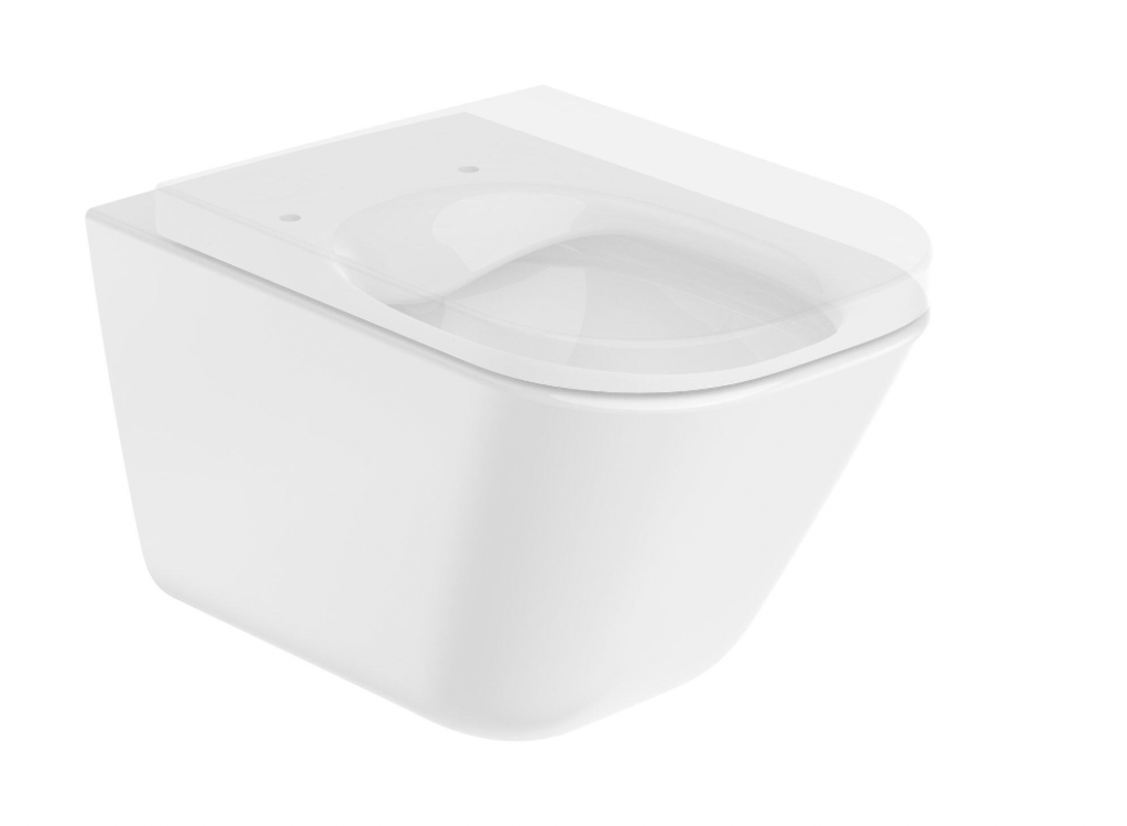 Roca WC-Komplettset Gap – Hänge-WC, Sitz, Unterputzrahmen &amp; Dual-Pulsdruckplatte