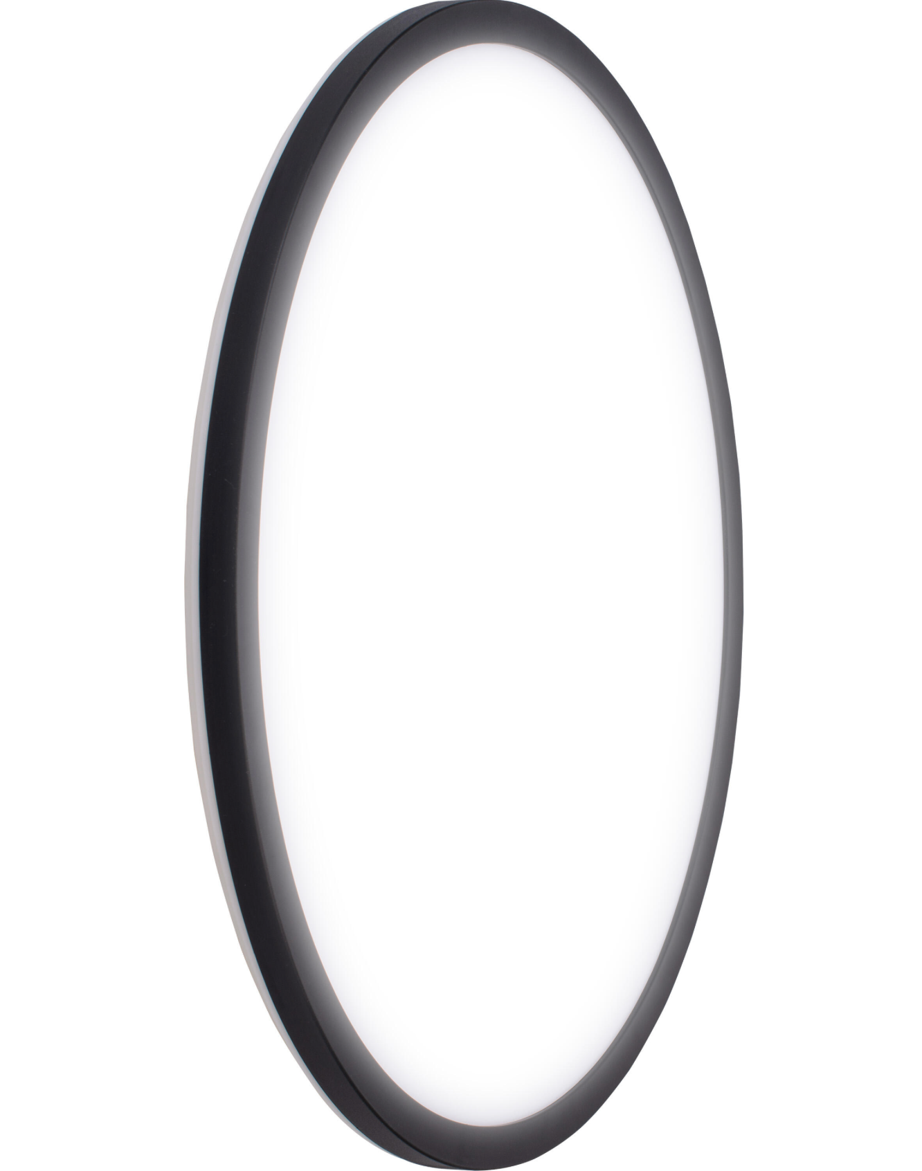 Round LED ceiling light, 40 cm, 25 W, 2700 lm, IP44 – color temperature selectable via switch