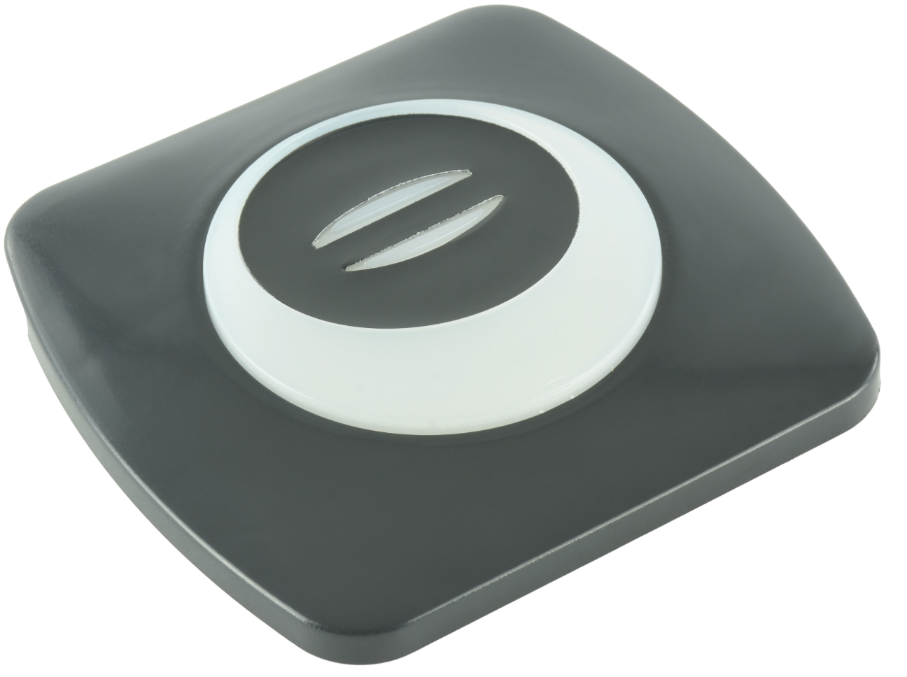 LED orientation light, permanent, 5 lm, IP22 – 2×0.5 W amber LEDs, 4000 K, 8.5×8×2.2 cm