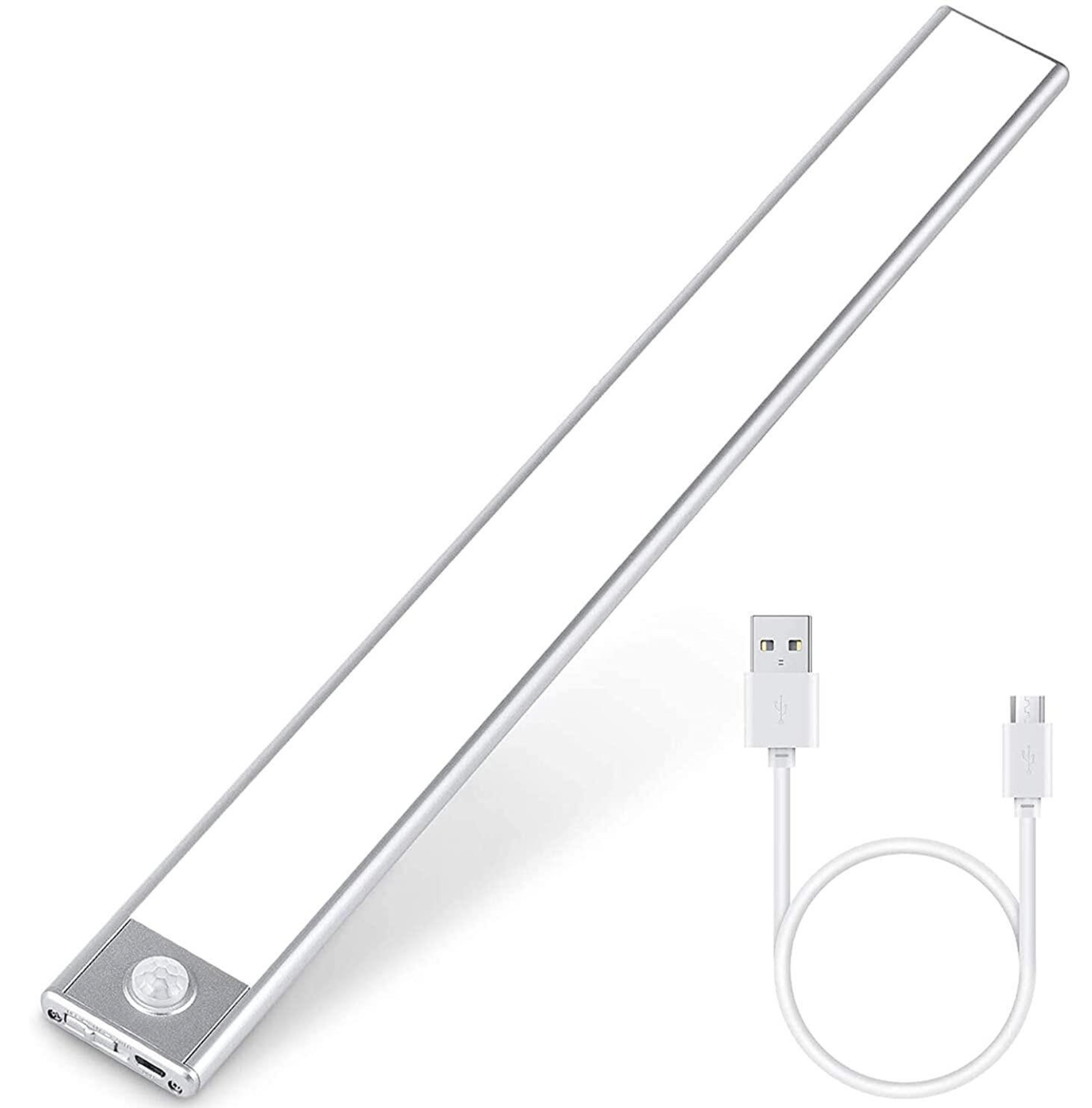 LED strip Slim 40 cm – Gray, rechargeable, 2 W, neutral white