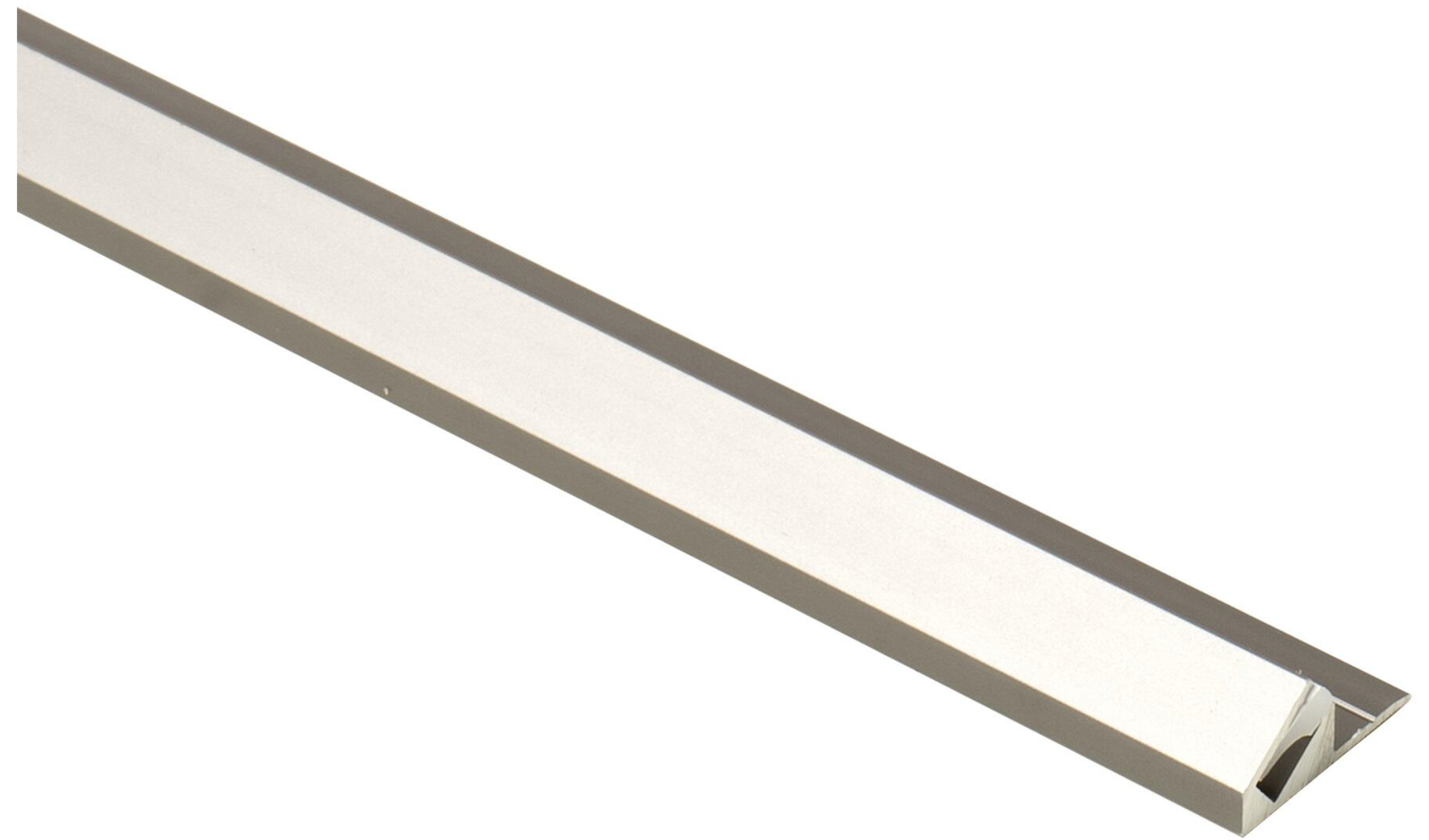 LED profile 55 cm corner under furniture – neutral white (4000 K), aluminum