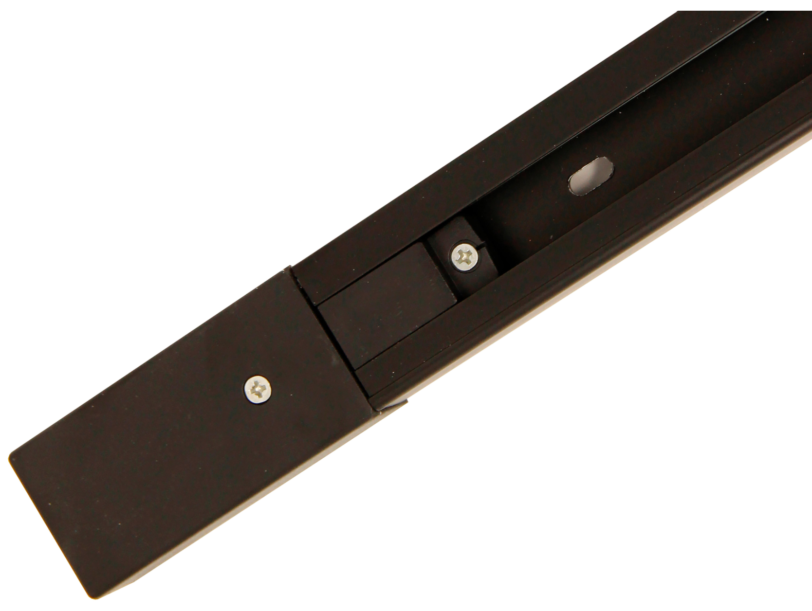 Single-phase LED track spotlight 2 m – Black – Aluminum