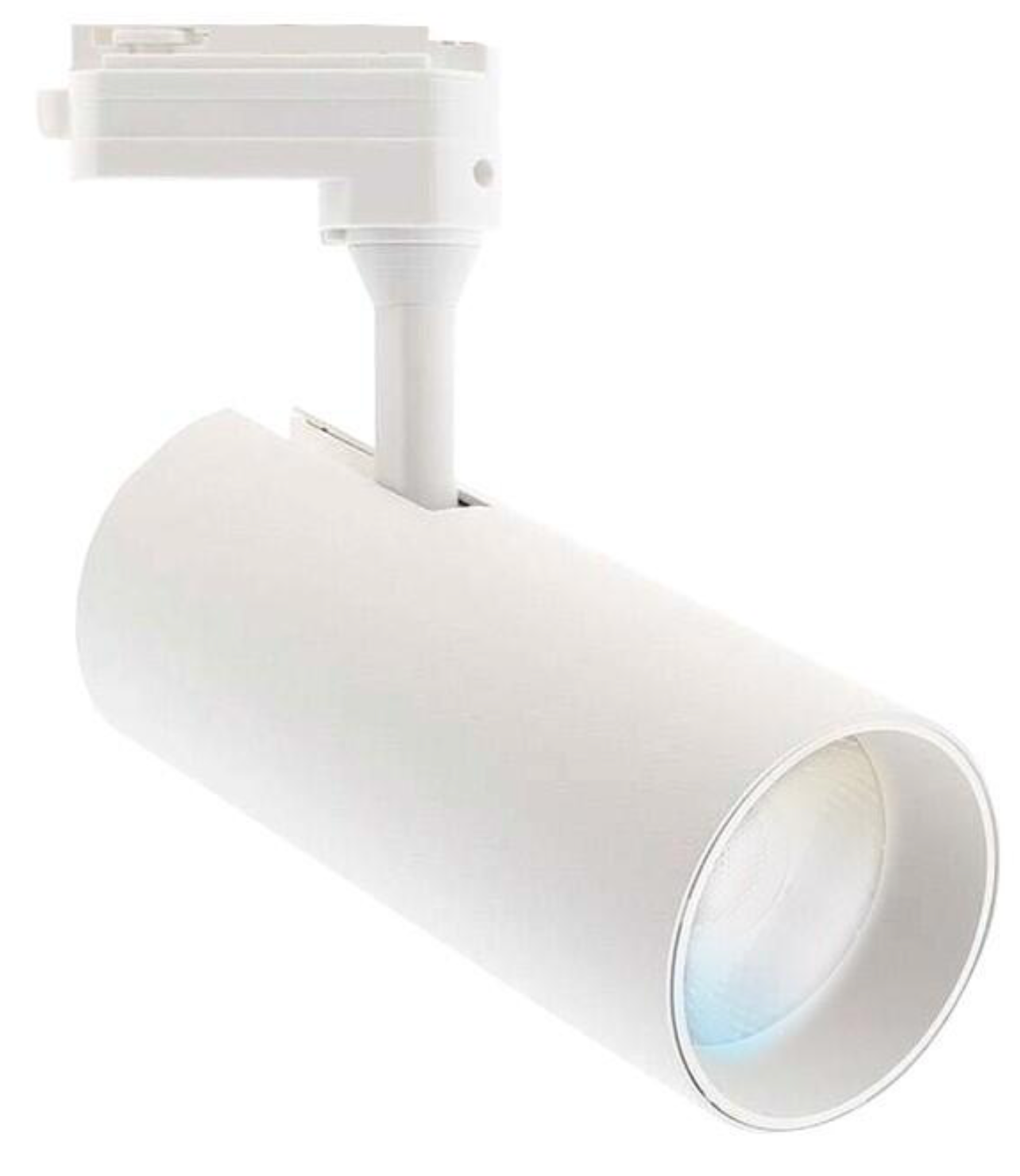 Single-phase LED spotlight track 1 m – White – Aluminum – Single-phase