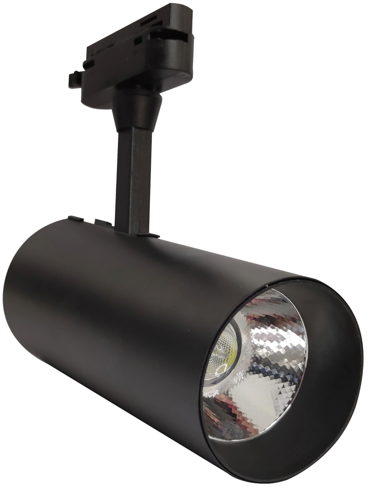 Solar LED spotlight track 1 m – Black – Aluminum – Single-phase