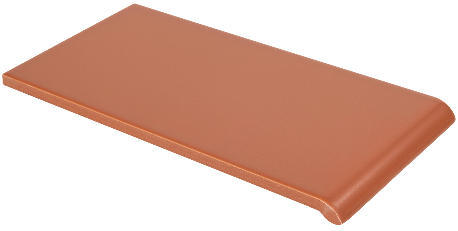 Red ceramic tile – 14 × 28 cm