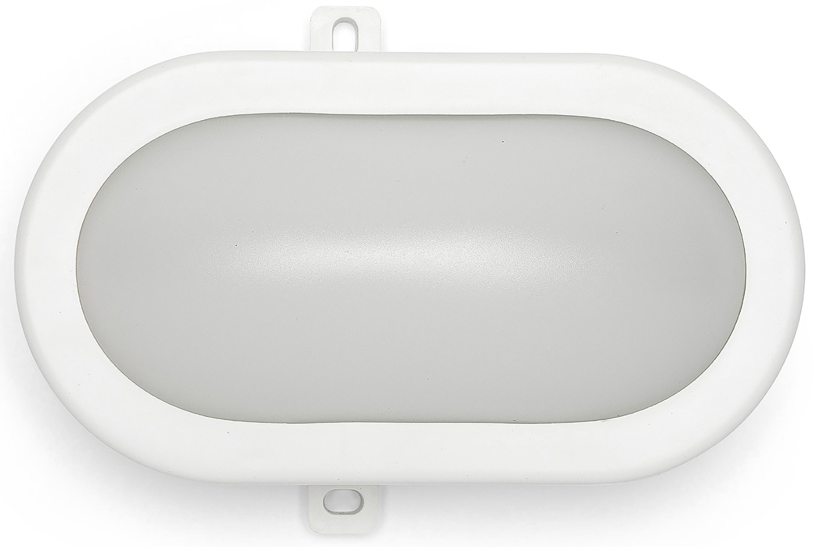 LED wall light, oval, 5.5 W – white – neutral white (4000 K) – outdoor/indoor use – 16.9 × 7.6 × 11.5 cm