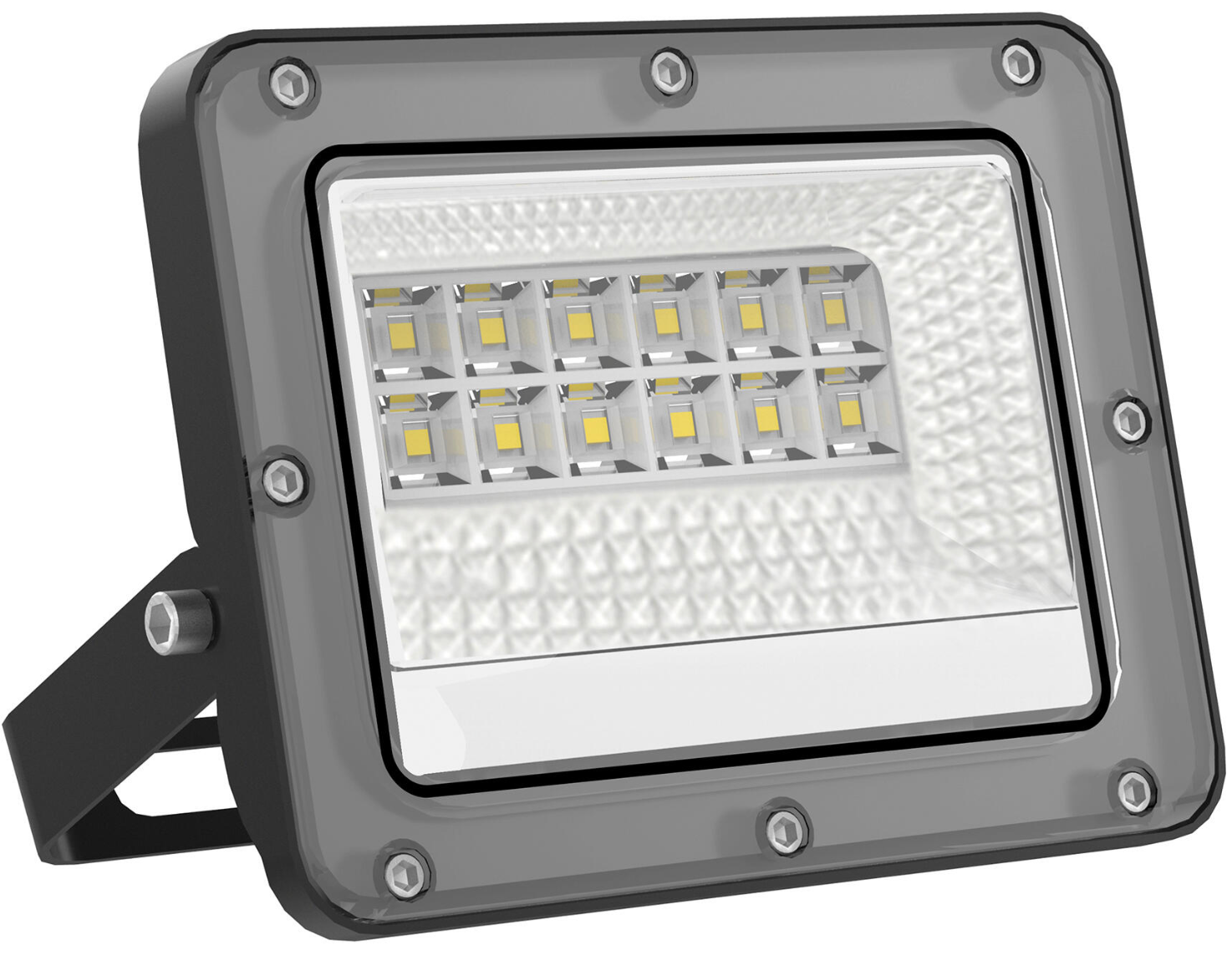 LED floodlight 10W CCT – Outdoor lighting – 13 × 10 × 2.5 cm