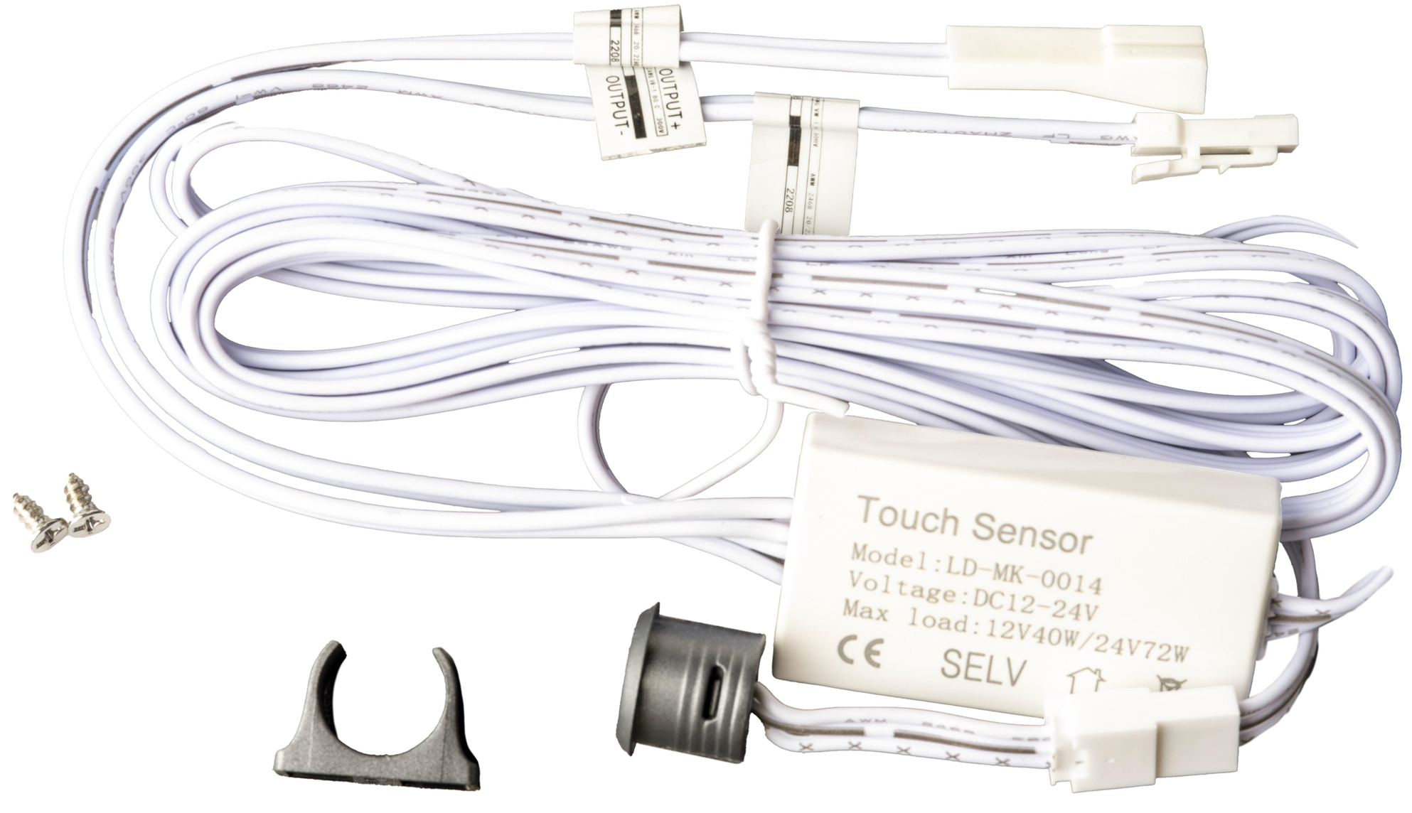 Mini touch dimmer for LED strips – 12 V