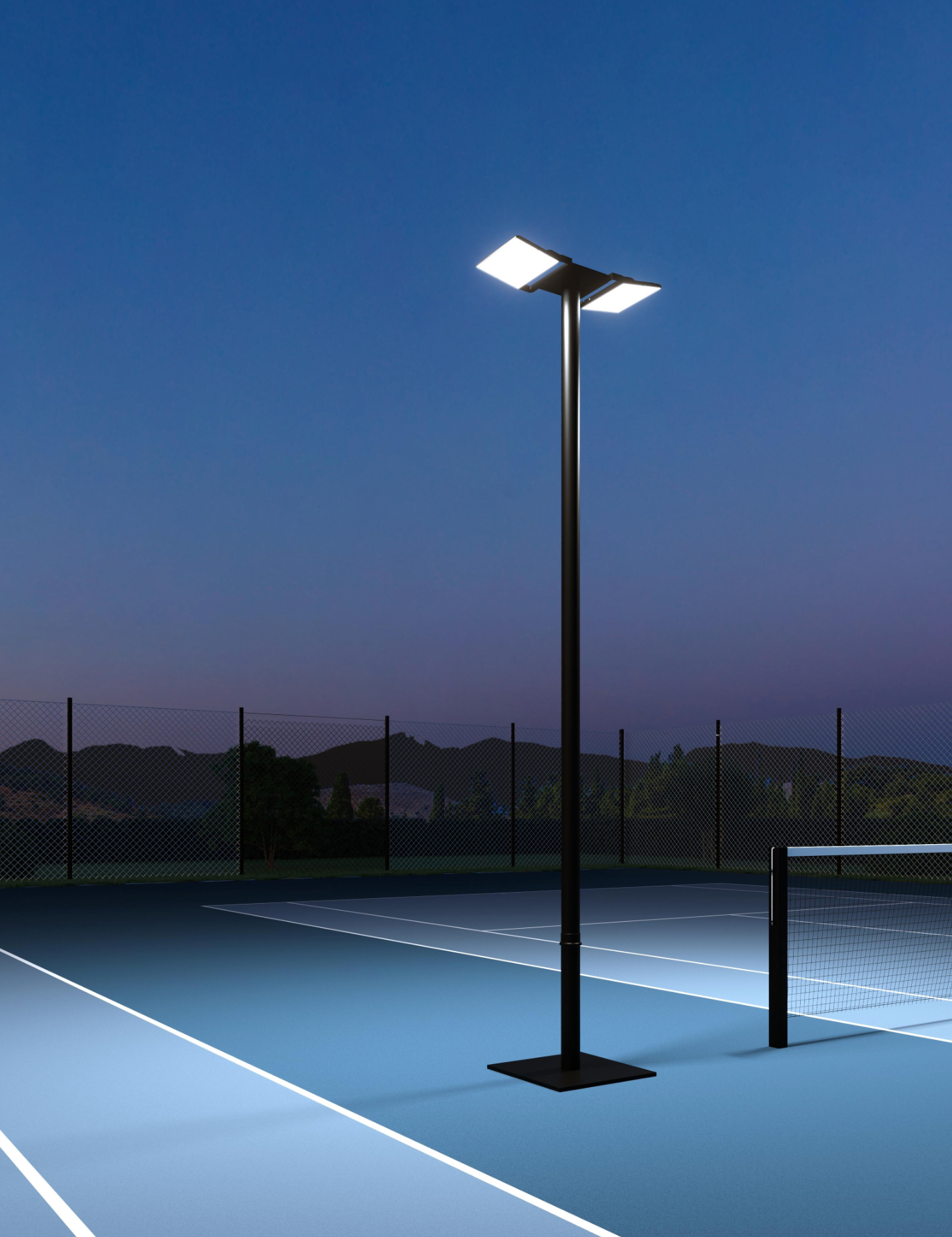 LED floodlight 150W CCT – Outdoor lighting – 31 × 27 × 6 cm