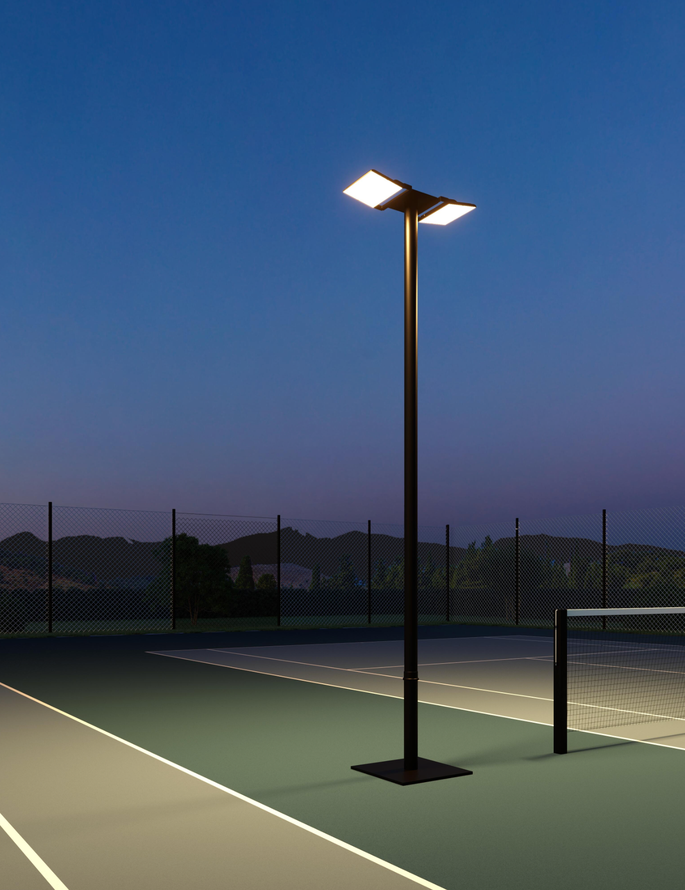 LED floodlight 150W CCT – Outdoor lighting – 31 × 27 × 6 cm