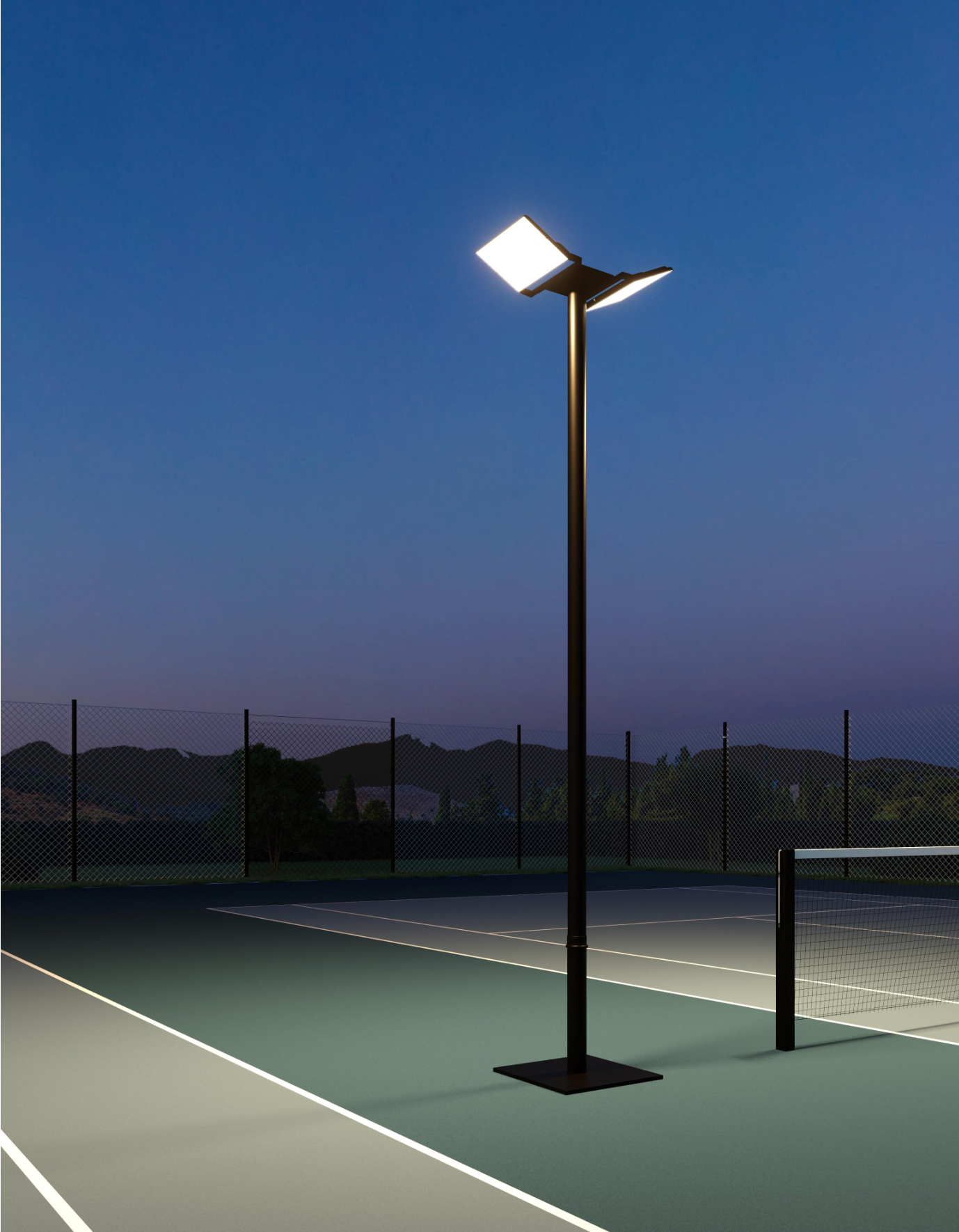 LED projector 200 W CCT – 30 × 40 × 3.6 cm, IP66, 23,600 lm, 3000K–6000K