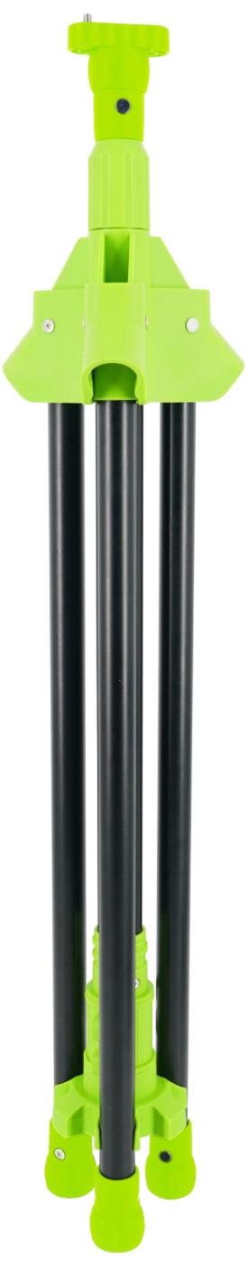 Universal multifunctional tripod for LED projectors – height adjustable from 1.53 m to 3 m, green-black