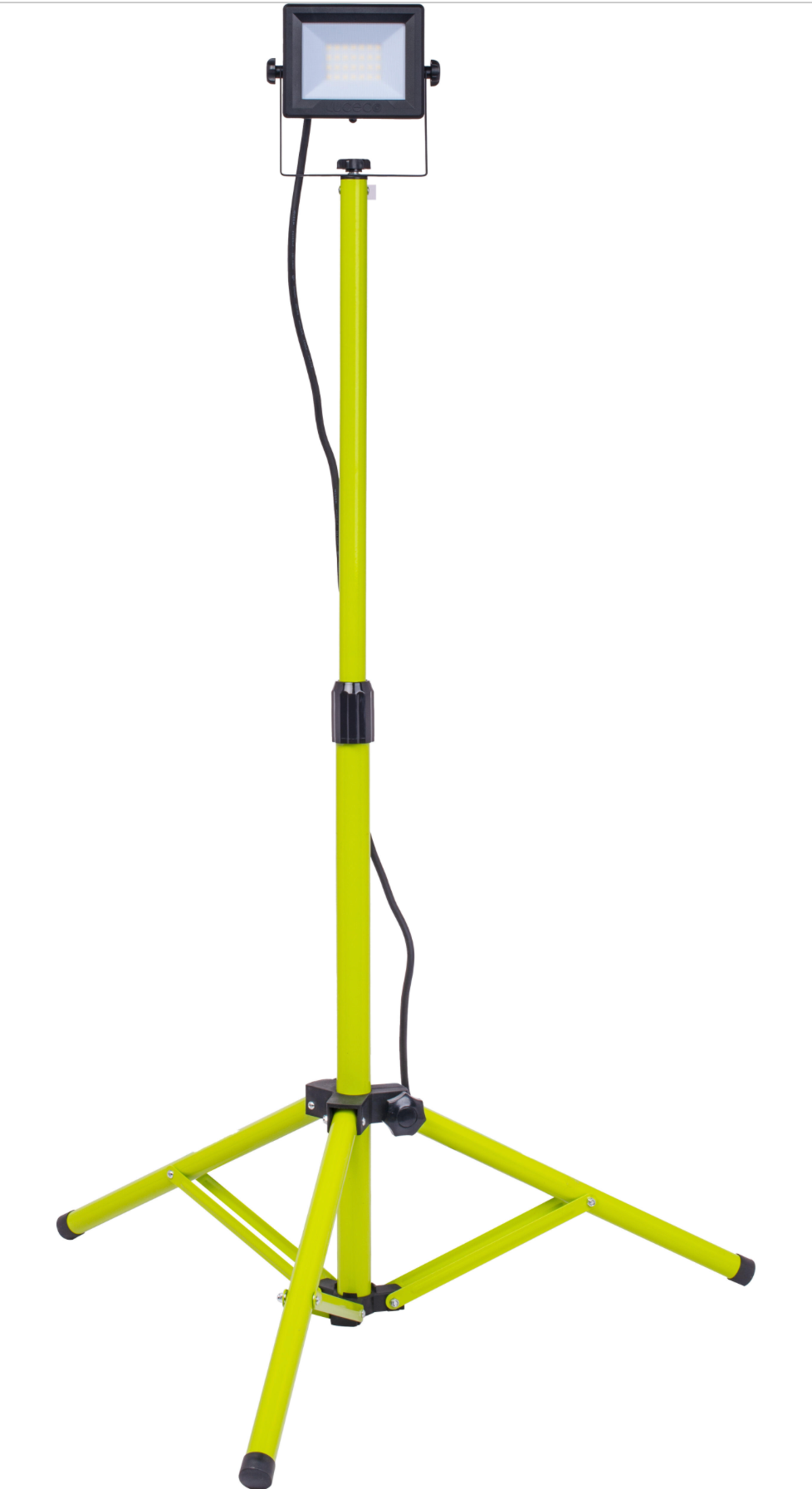 Portable LED projector with tripod 20W – 79 × 79 × 13.5 cm, IP65, 1600 lm